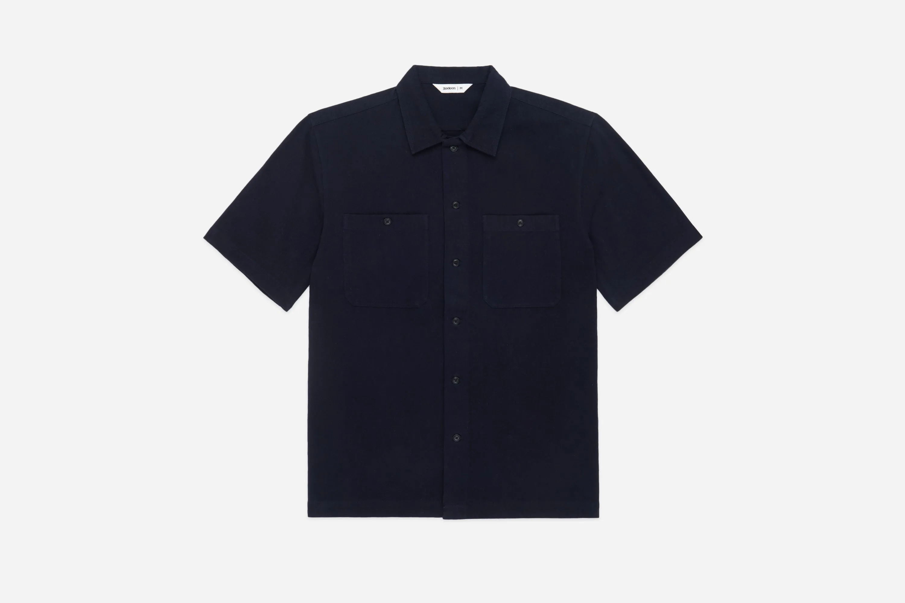 Short Sleeve Work Shirt ~ Midnight Twill sold by 3sixteen