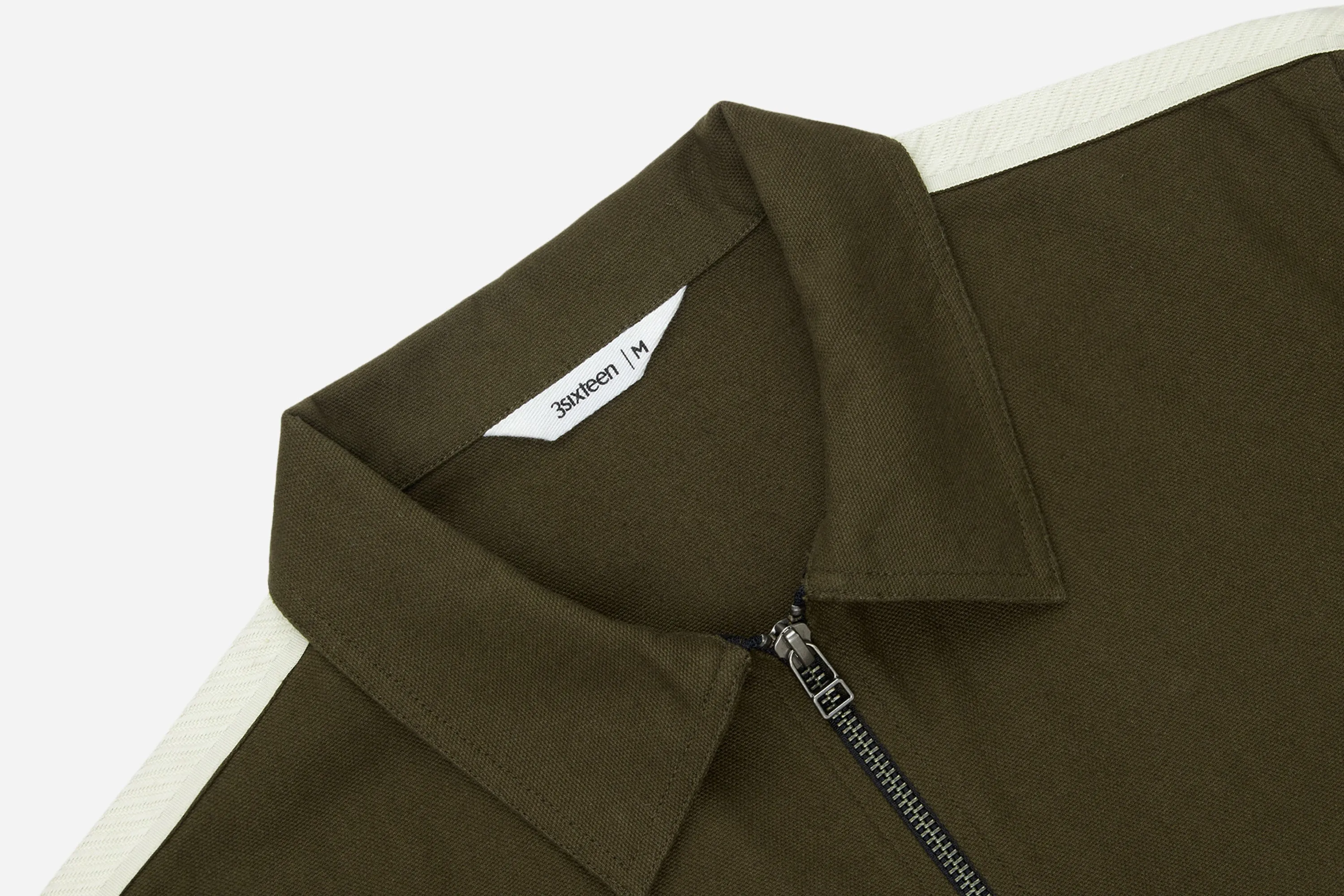 Club Jacket ~ Moss Canvas sold by 3sixteen product image thumbnail 3