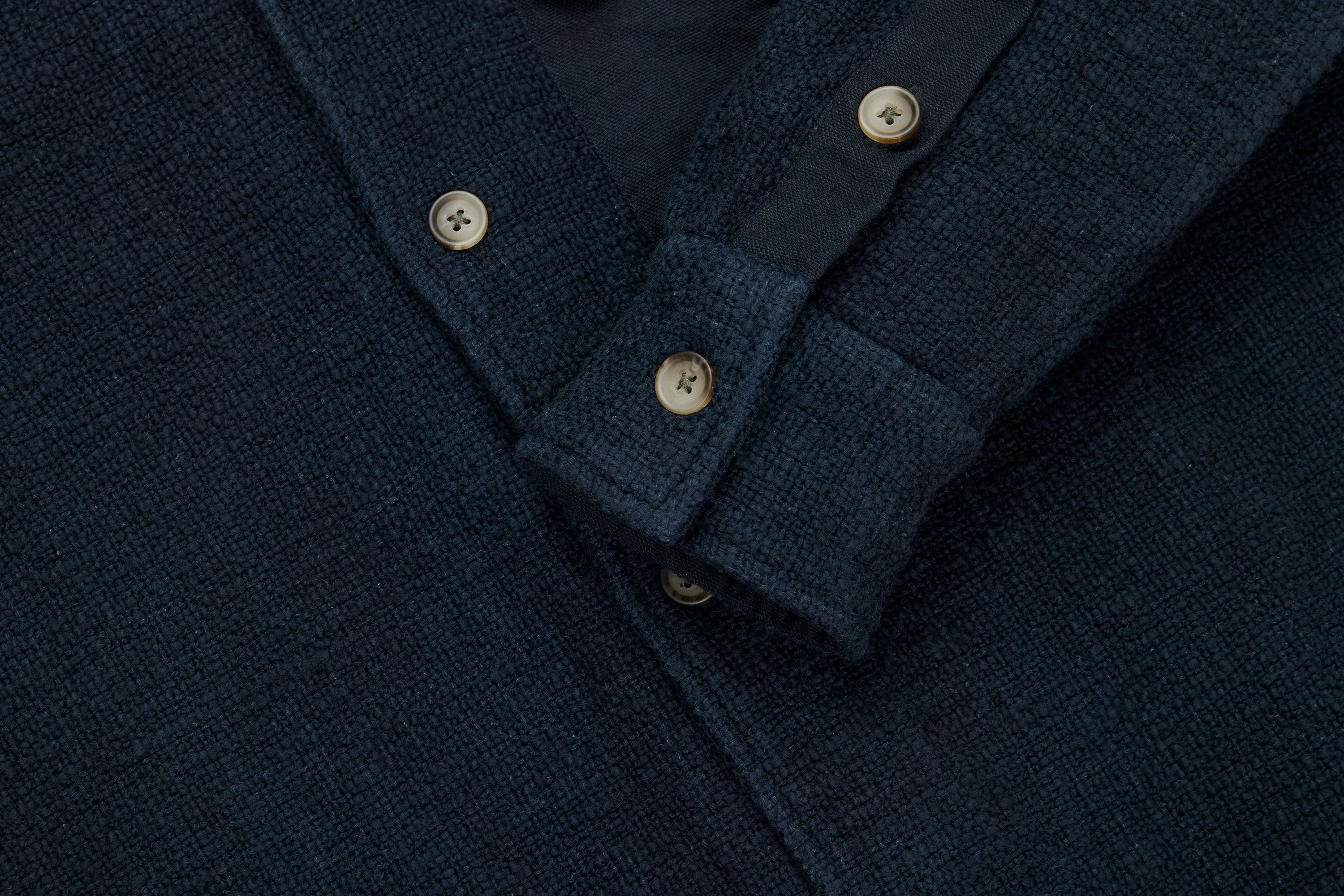 Field Shirt ~ Midnight Slub sold by 3sixteen product image thumbnail 4