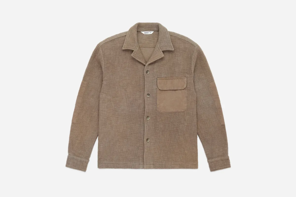 Field Shirt ~ Moonrock Slub sold by 3sixteen