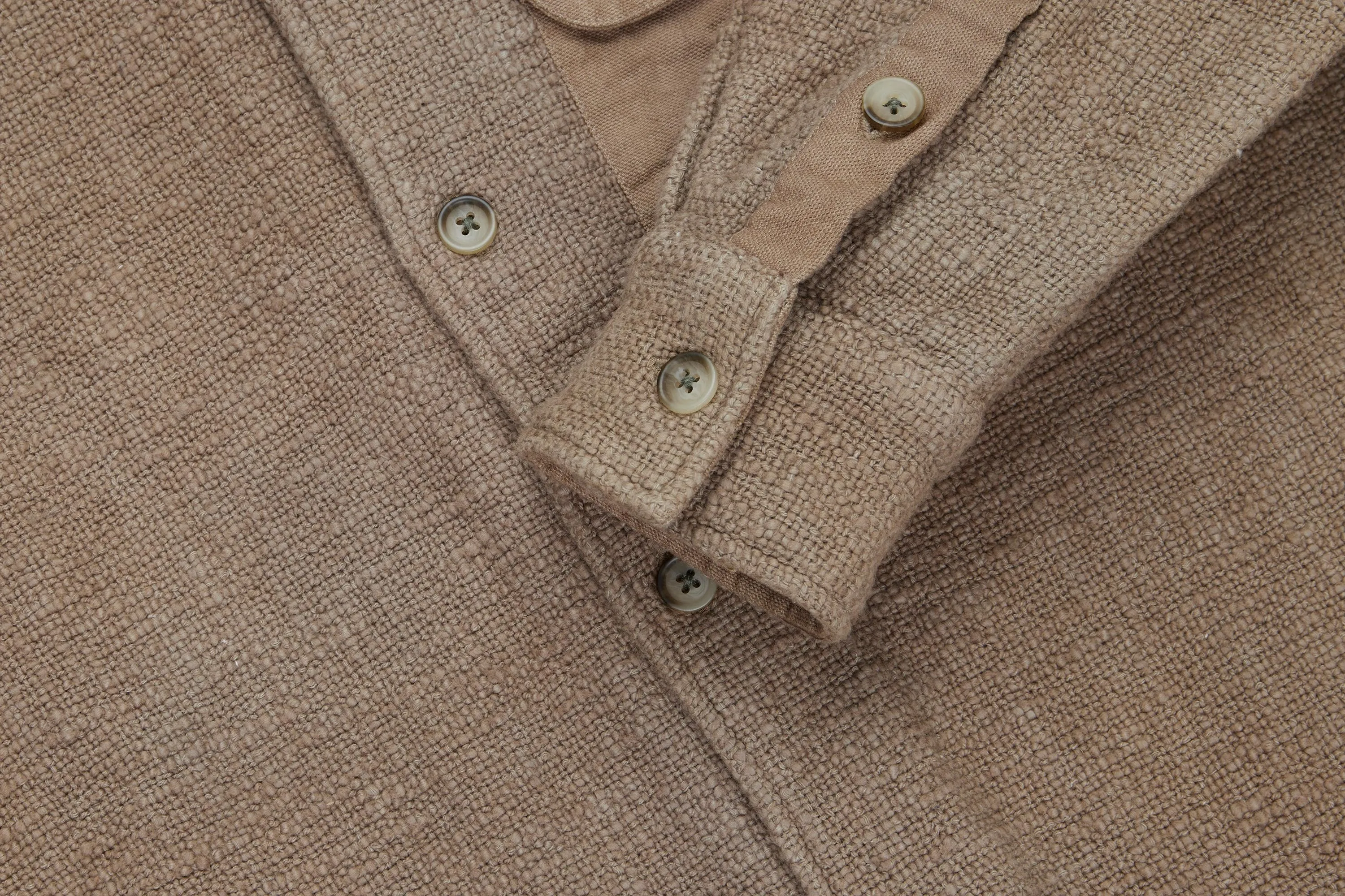 Field Shirt ~ Moonrock Slub sold by 3sixteen product image thumbnail 4