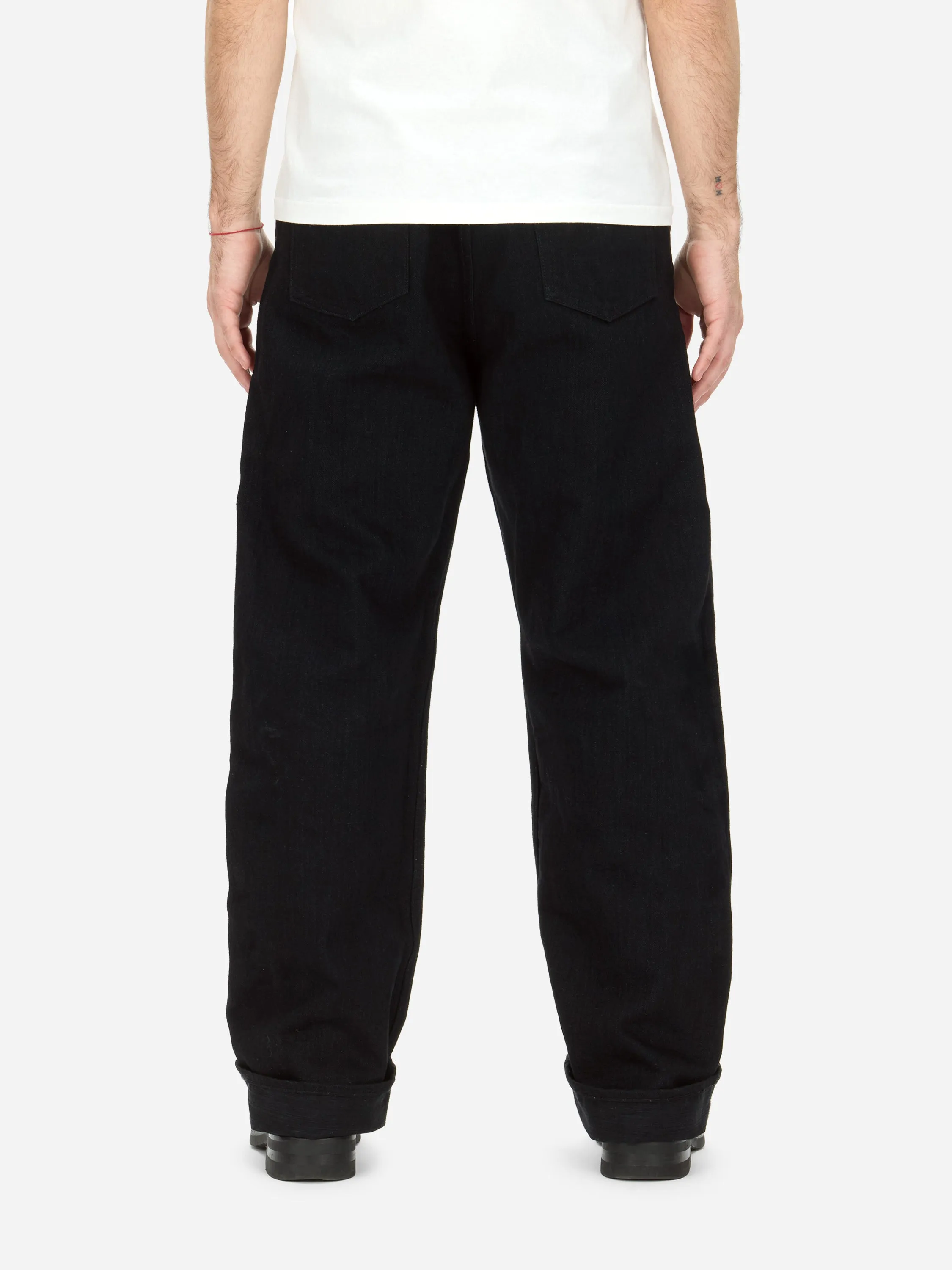 RS-220xk ~ Relaxed Straight - Rinsed Black Kibata sold by 3sixteen product image thumbnail 4