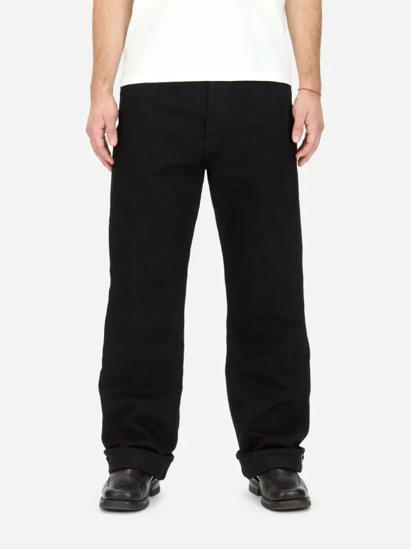 RS-220xk ~ Relaxed Straight - Rinsed Black Kibata sold by 3sixteen