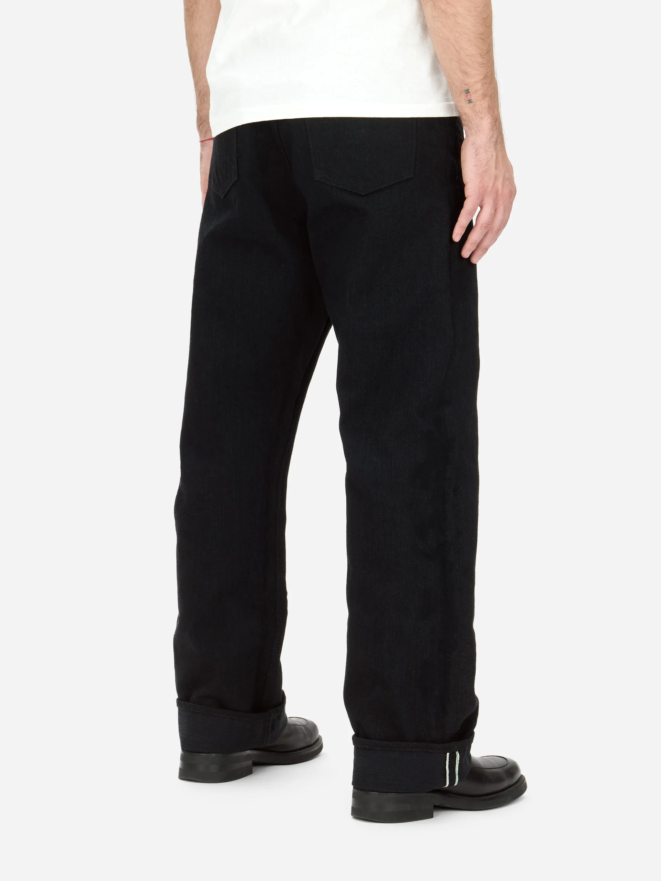 RS-220xk ~ Relaxed Straight - Rinsed Black Kibata sold by 3sixteen product image thumbnail 3