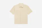 Short Sleeve Workshirt ~ Ecru Twill sold by 3sixteen