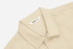 Short Sleeve Workshirt ~ Ecru Twill sold by 3sixteen