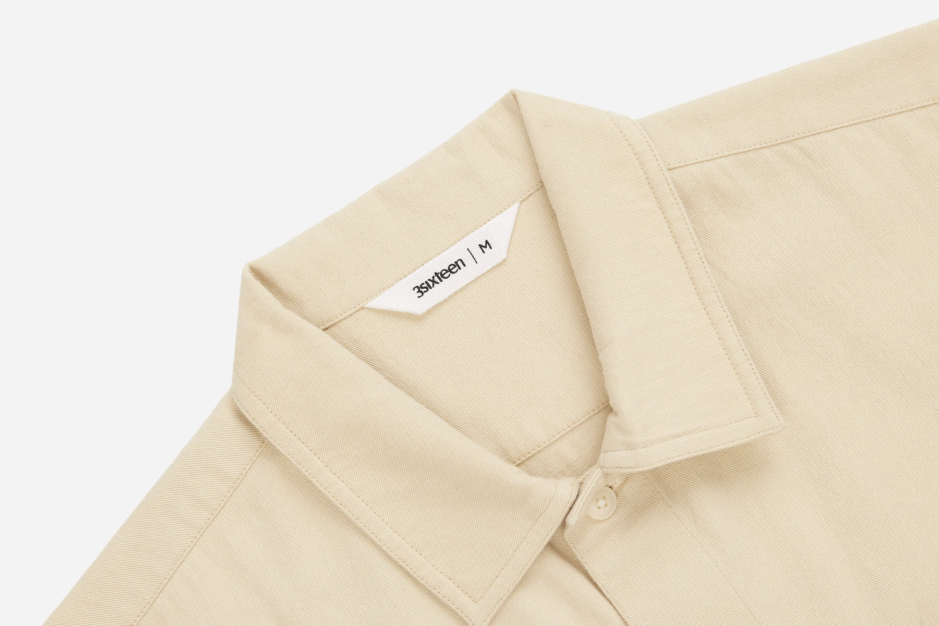 Short Sleeve Workshirt ~ Ecru Twill sold by 3sixteen product image thumbnail 3
