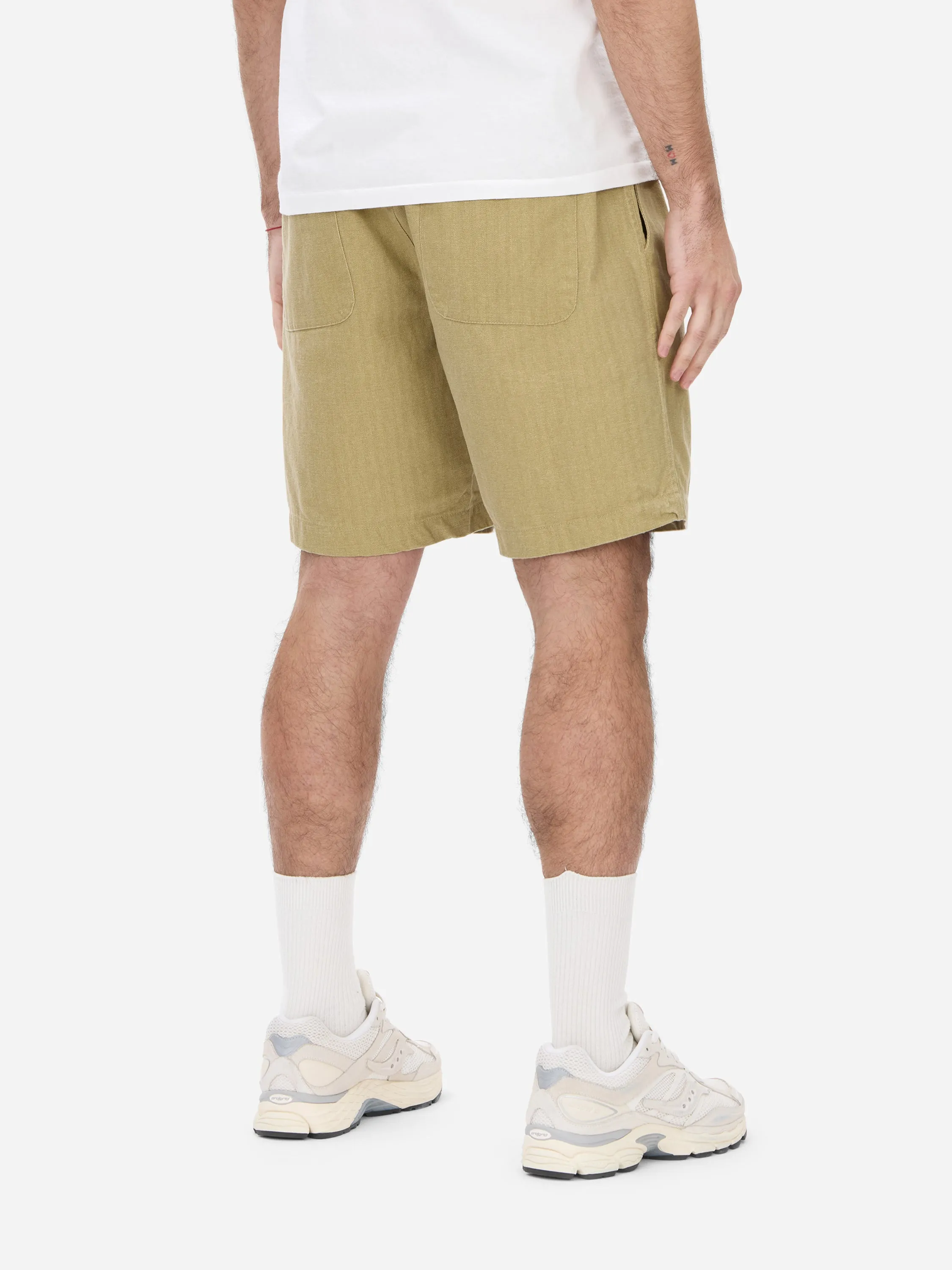 Drawstring Short ~ Sand HBT sold by 3sixteen product image thumbnail 3