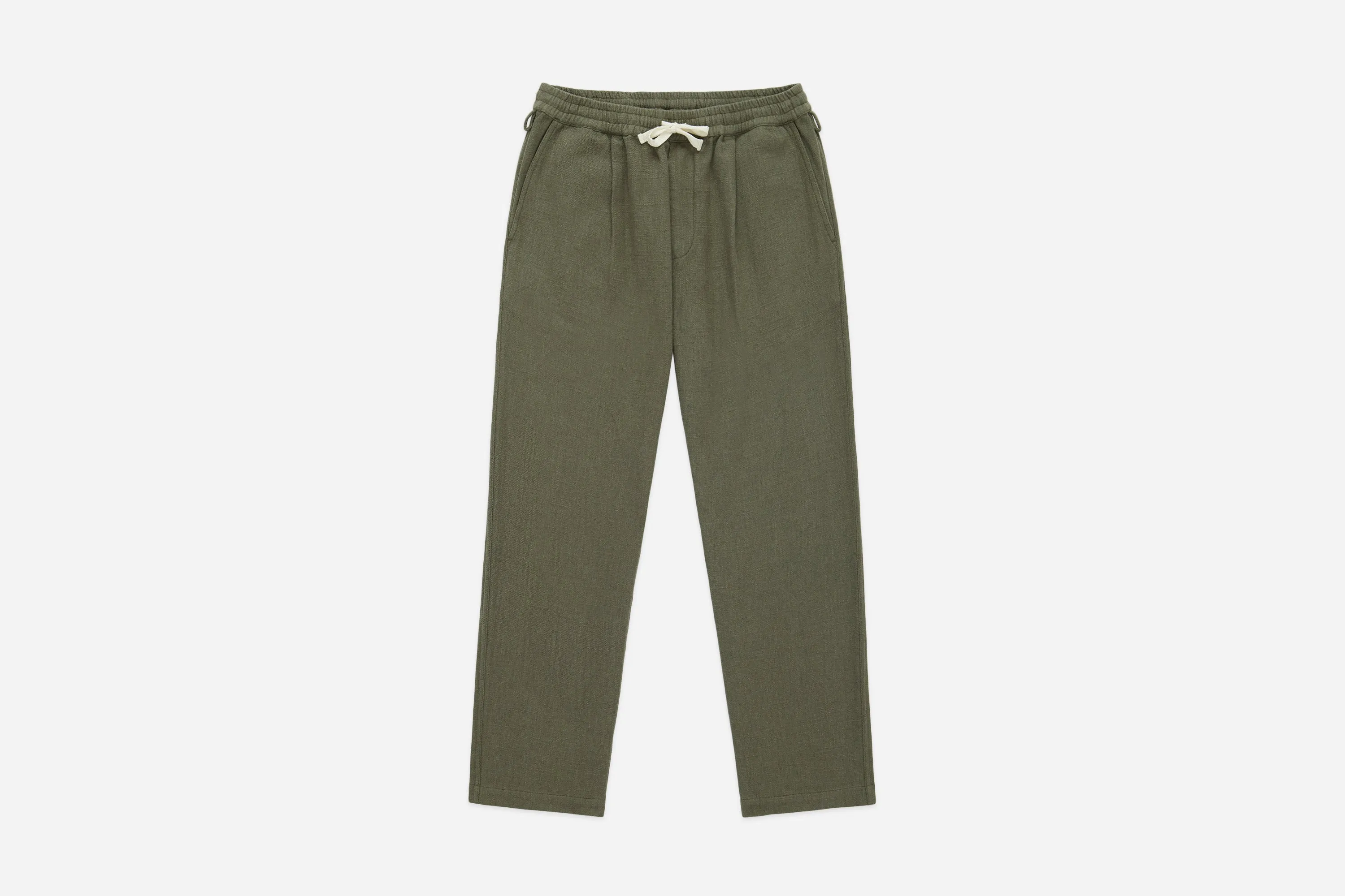 Easy Pant ~ Olive Cotton/Linen sold by 3sixteen product image thumbnail 5