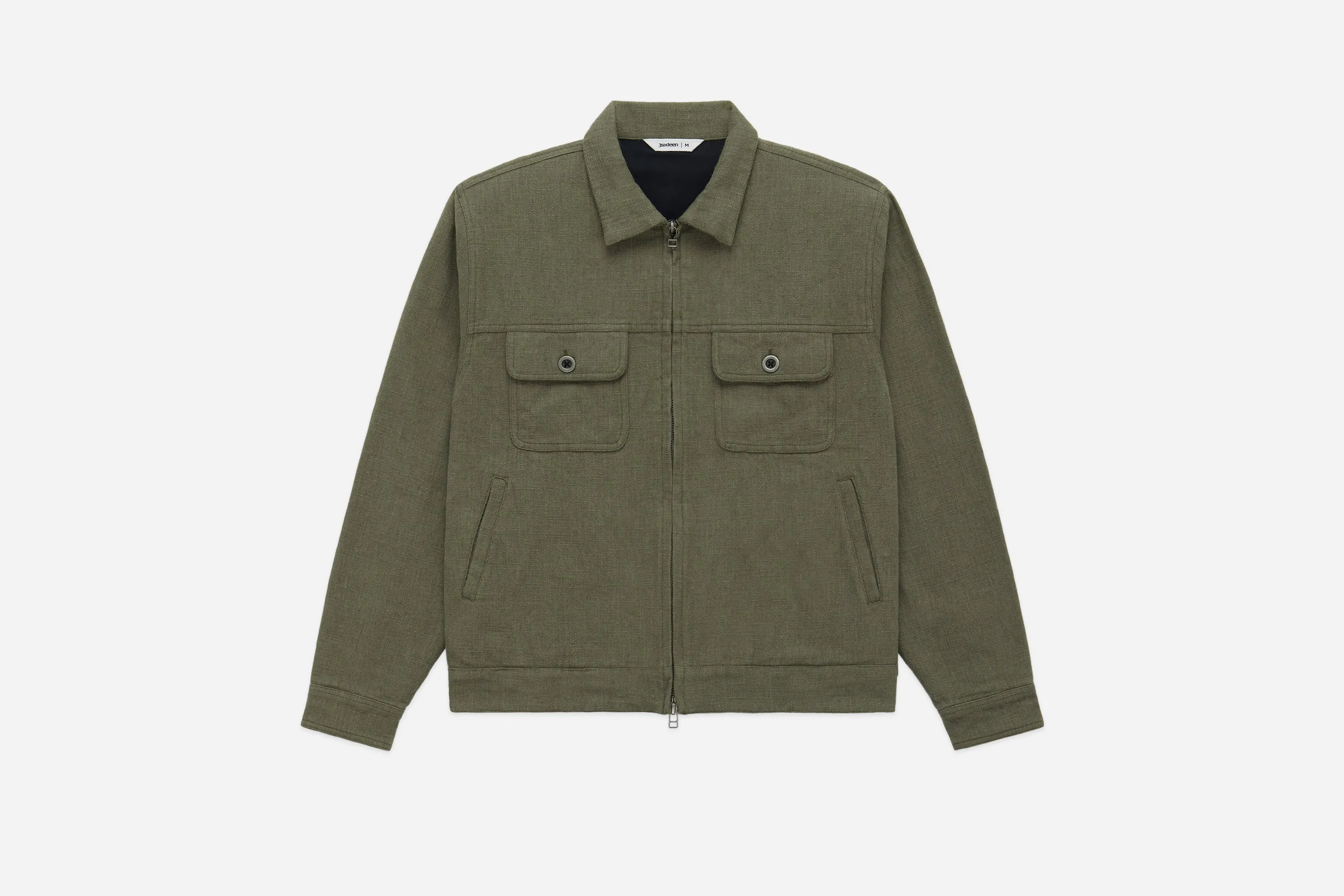 Mechanic Jacket ~ Olive sold by 3sixteen