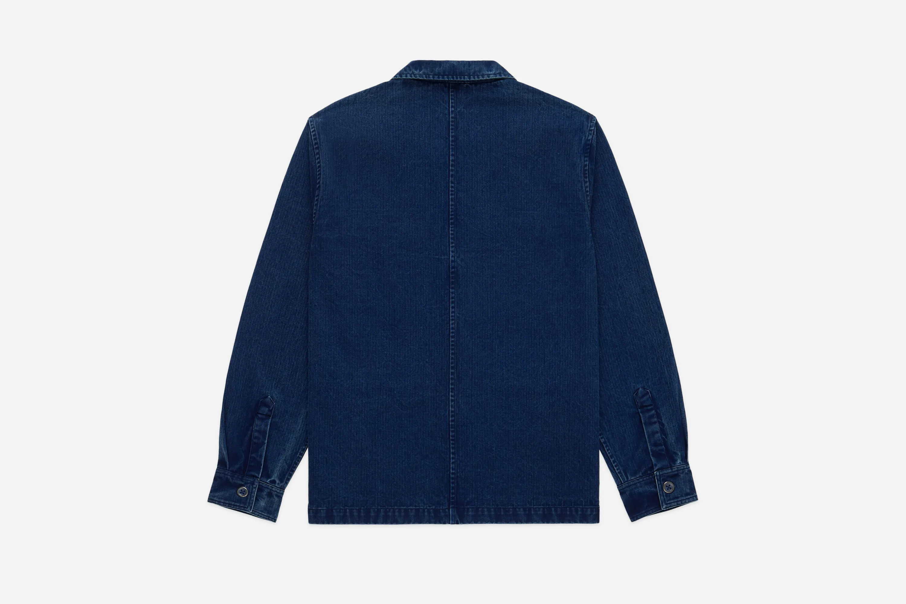 French Work Jacket ~ Indigo HBT sold by 3sixteen product image thumbnail 2