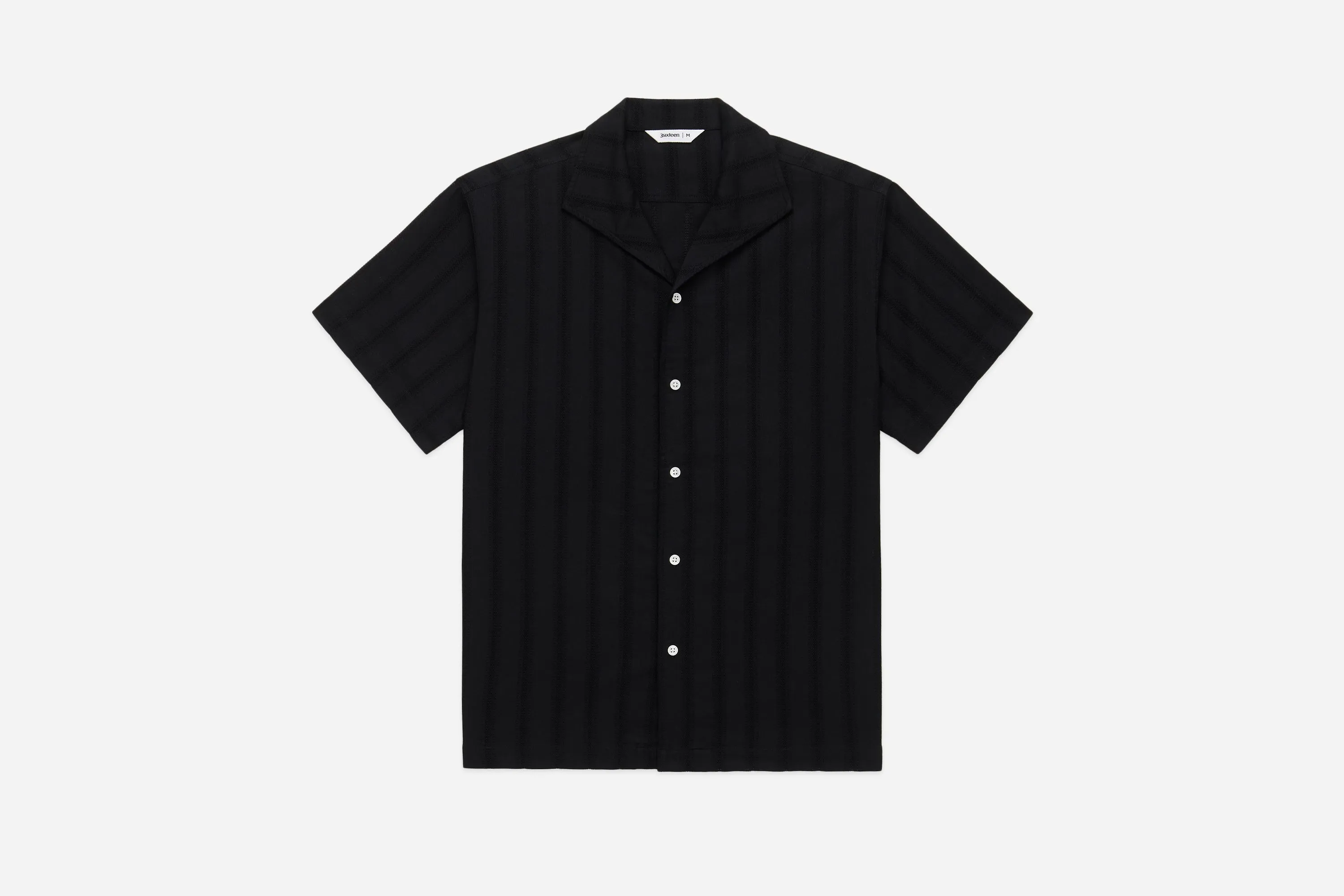 Leisure Shirt ~ Black Lace Weave sold by 3sixteen