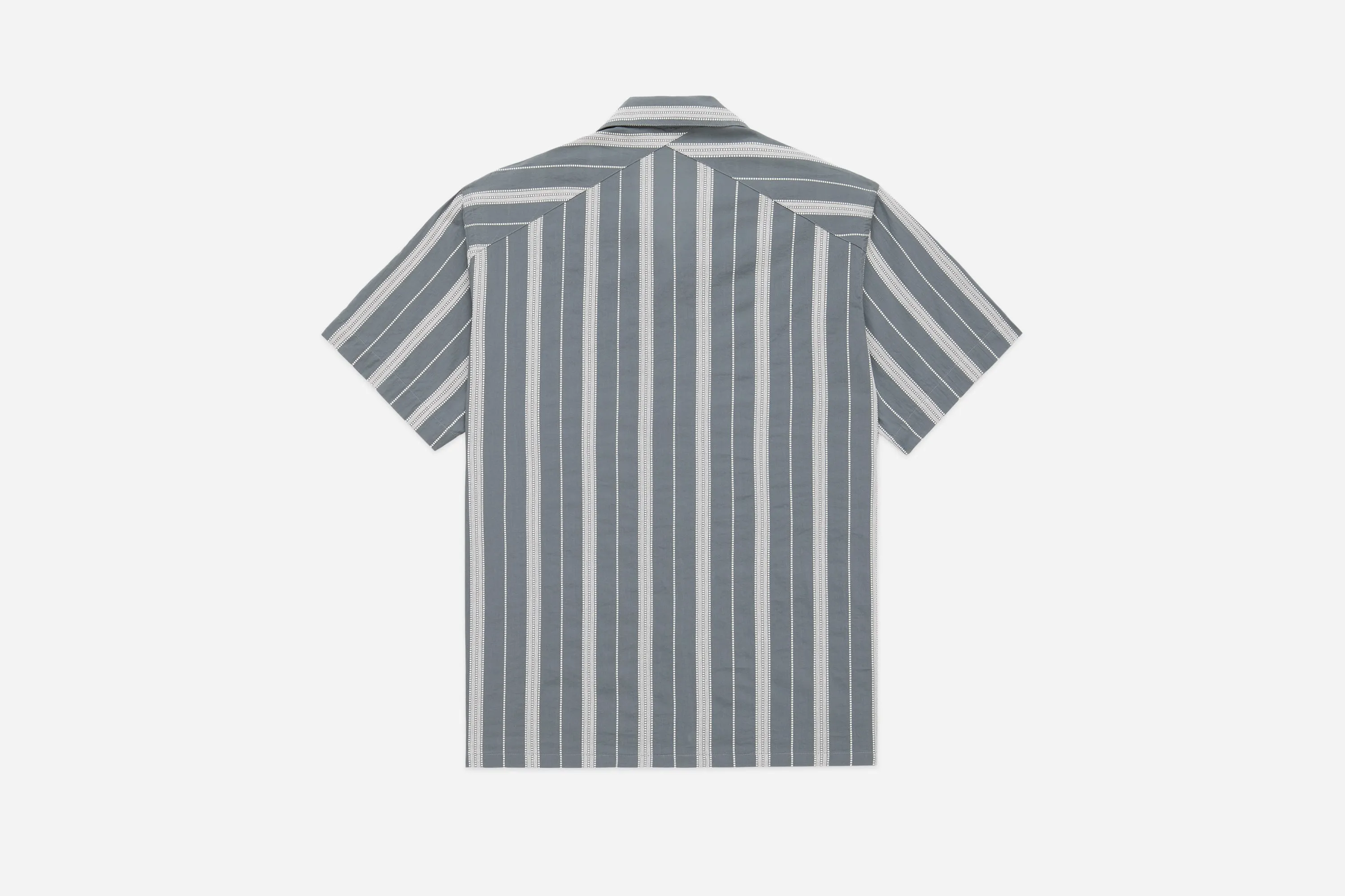 Cabana Shirt ~ Sage Ticking Stripe sold by 3sixteen product image thumbnail 2