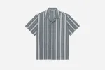 Cabana Shirt ~ Sage Ticking Stripe sold by 3sixteen