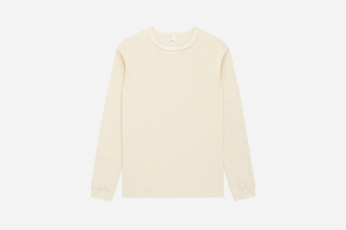 Long Sleeve Thermal ~ Natural sold by 3sixteen