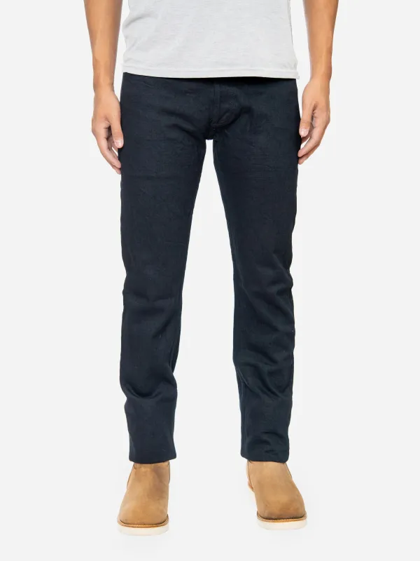 SL-120xk ~ Straight Leg - Rinsed Shadow Kibata sold by 3sixteen