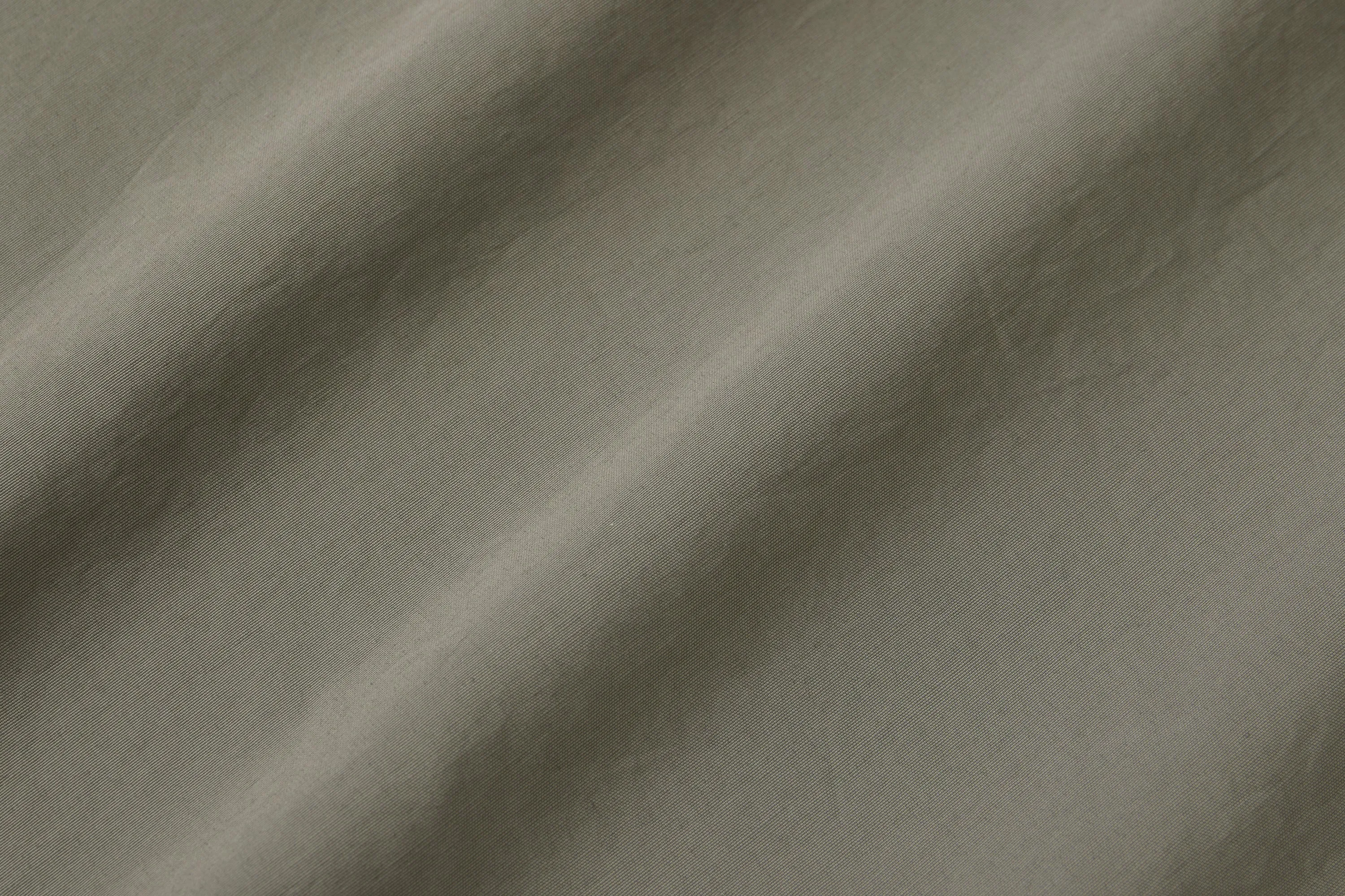 Short Sleeve Zip Shirt ~ Olive Nylon sold by 3sixteen product image thumbnail 4