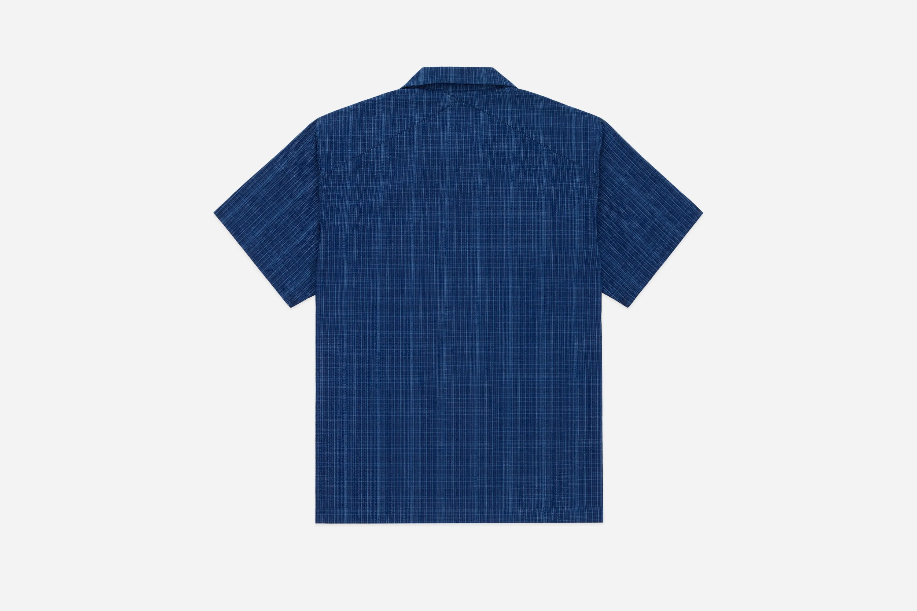 Vacation Shirt ~ Indigo Microcheck sold by 3sixteen product image thumbnail 2