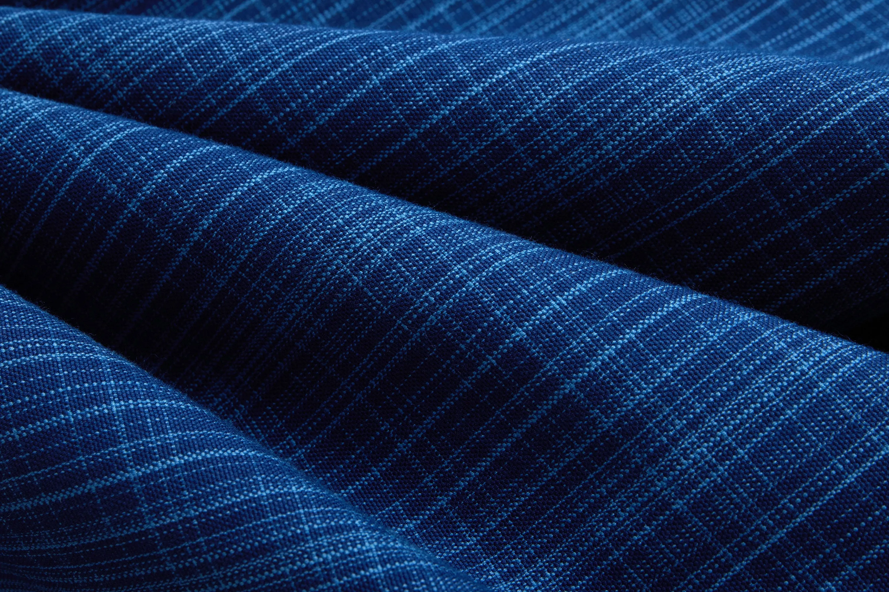 Vacation Shirt ~ Indigo Microcheck sold by 3sixteen product image thumbnail 4