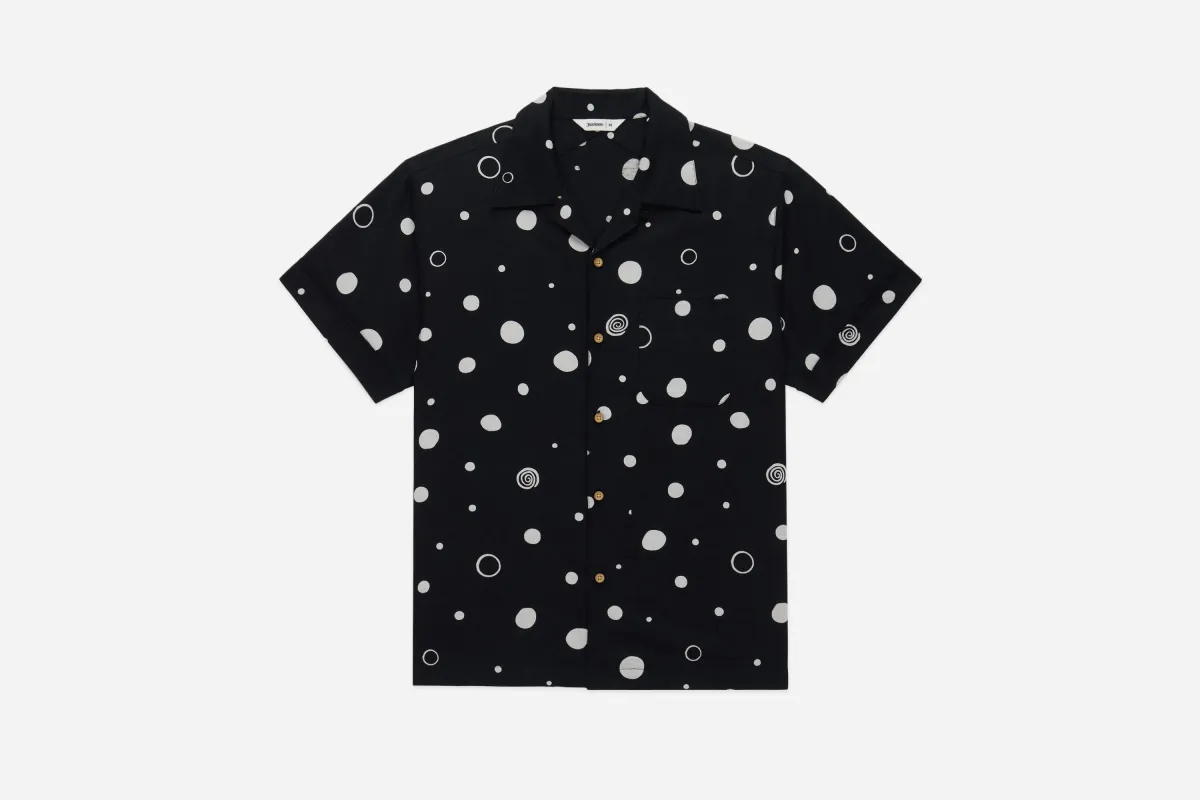 Vacation Shirt ~ Calder Dot sold by 3sixteen