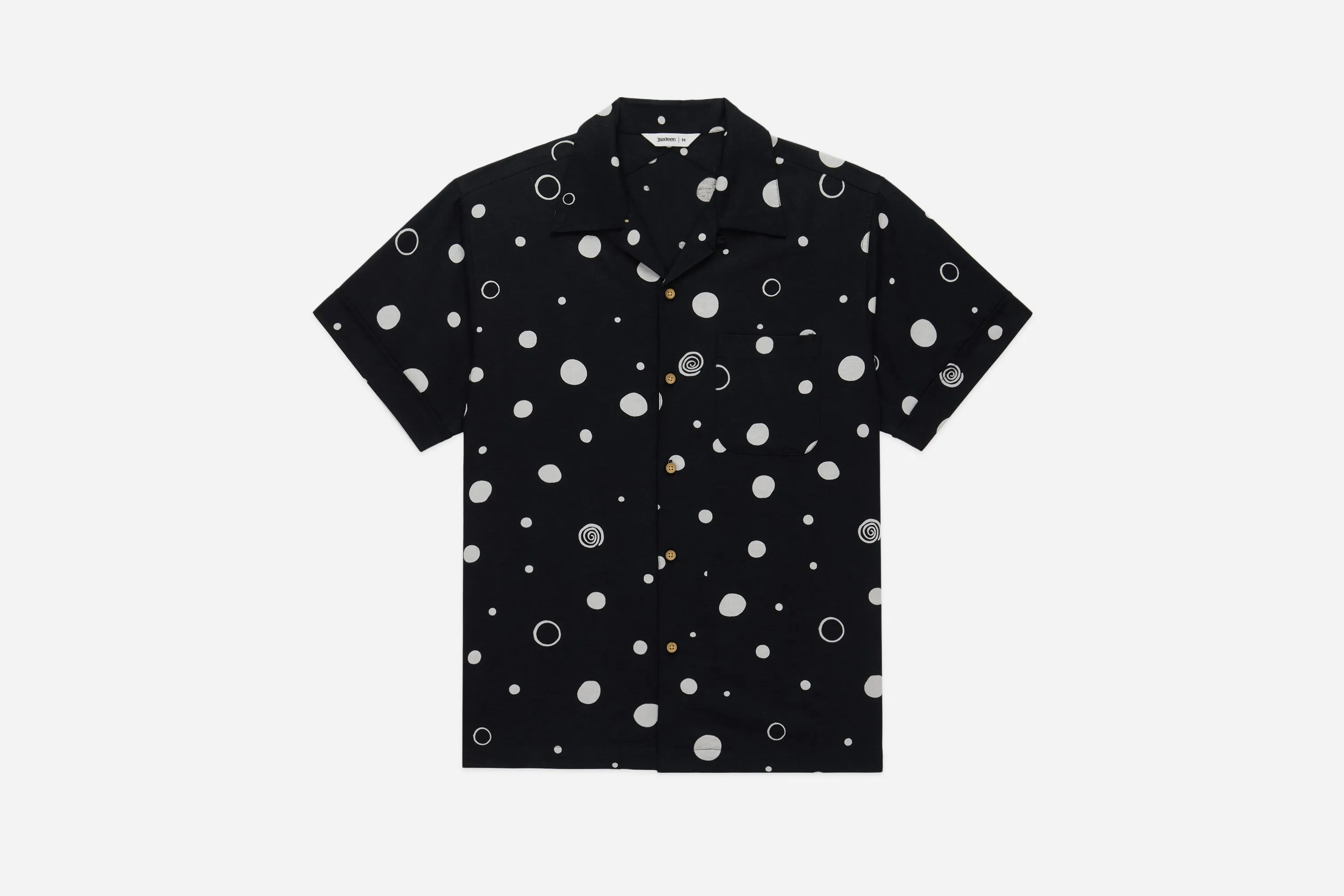 Vacation Shirt ~ Calder Dot sold by 3sixteen