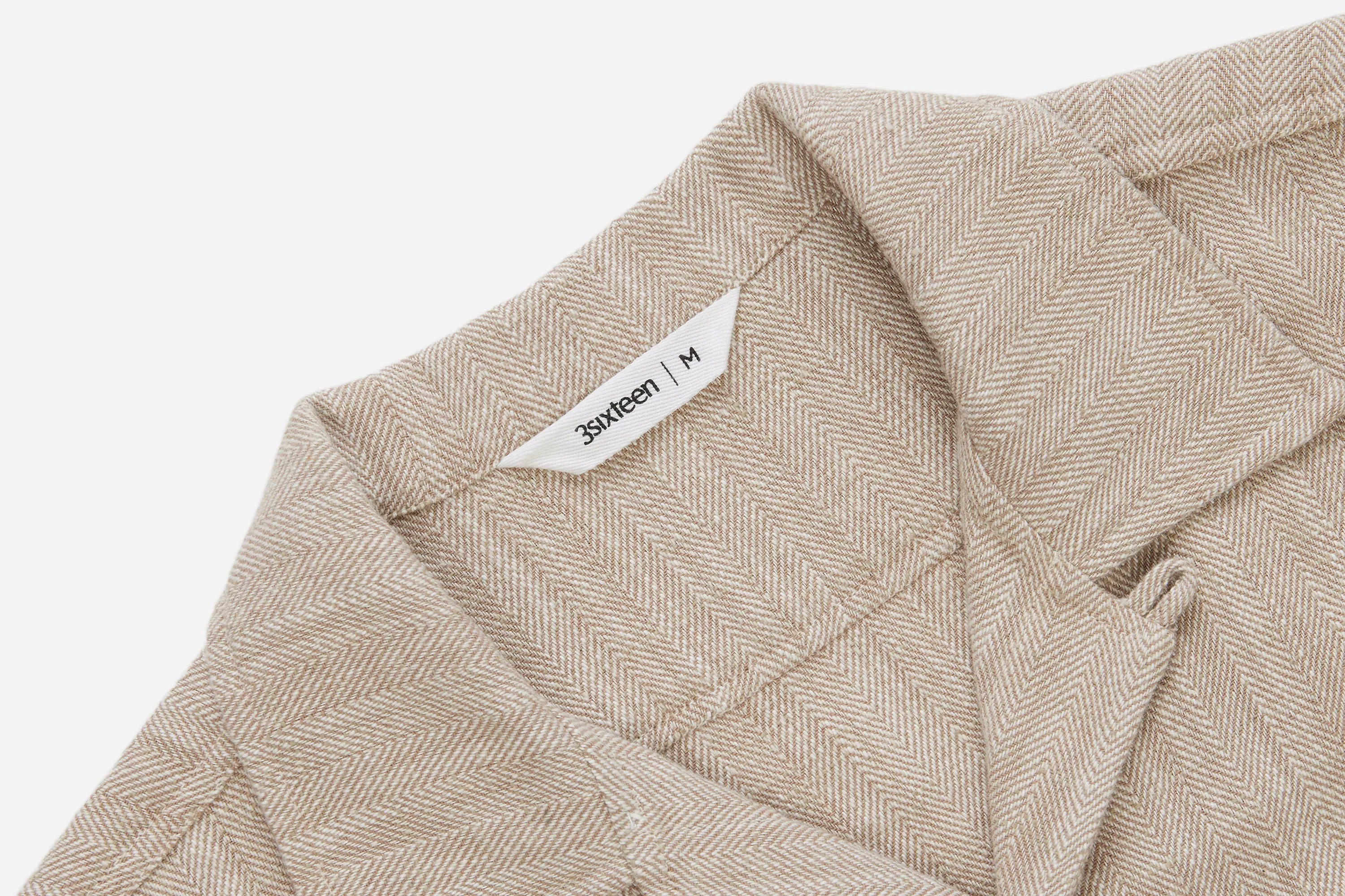 Camp Shirt ~ Ecru Cotton/Linen HBT sold by 3sixteen product image thumbnail 3