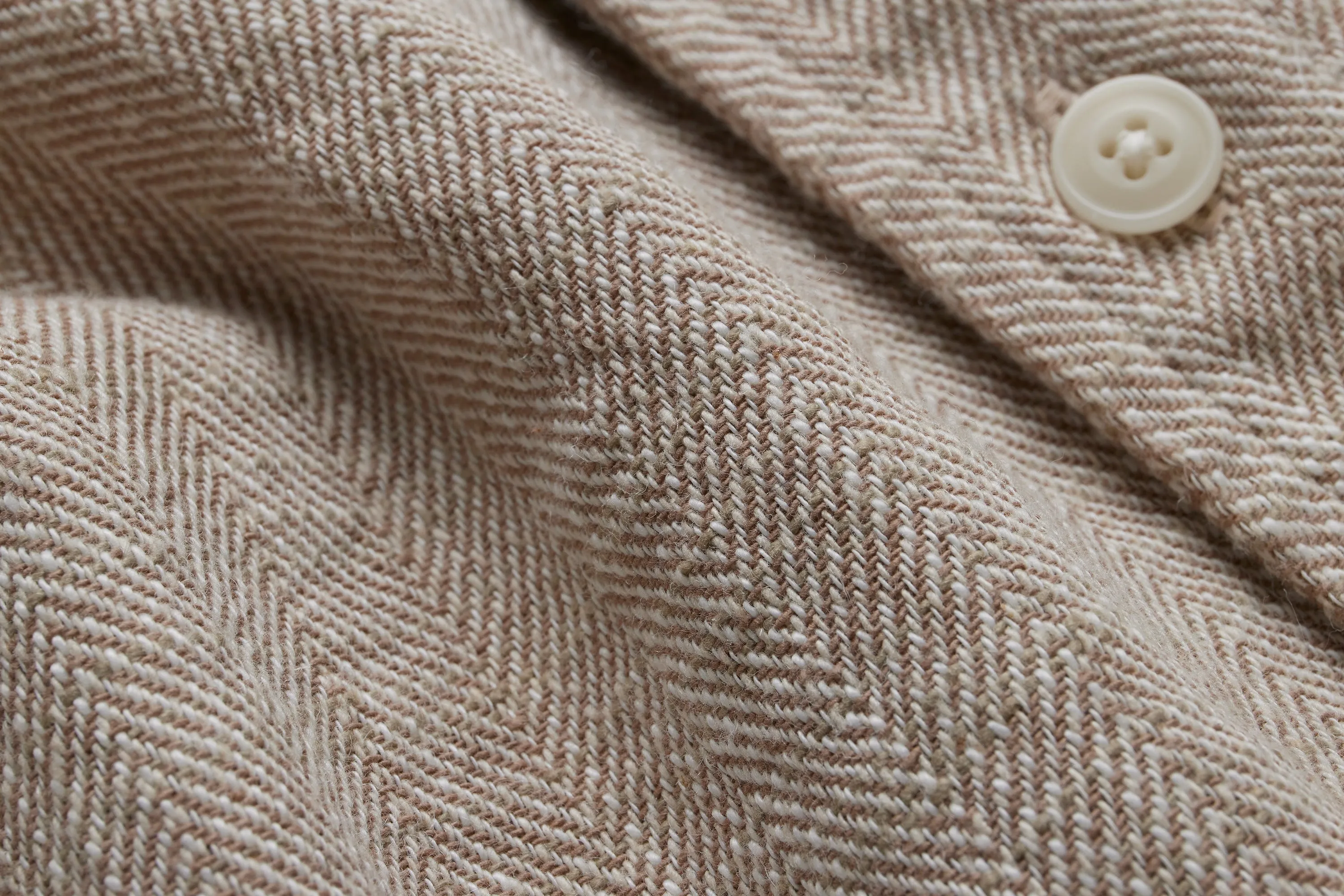 Camp Shirt ~ Ecru Cotton/Linen HBT sold by 3sixteen product image thumbnail 5