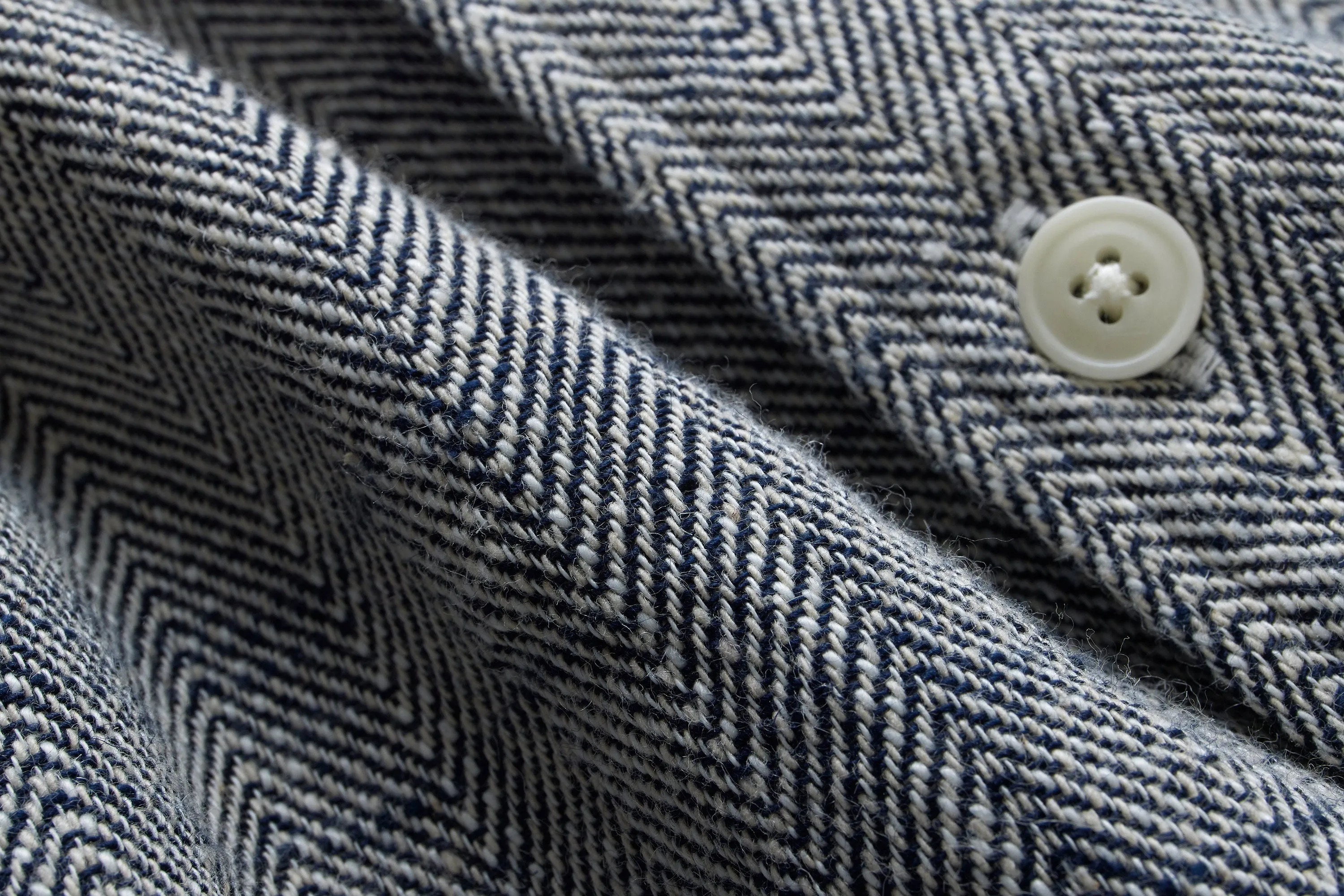 Camp Shirt ~ Black Cotton/Linen HBT sold by 3sixteen product image thumbnail 5