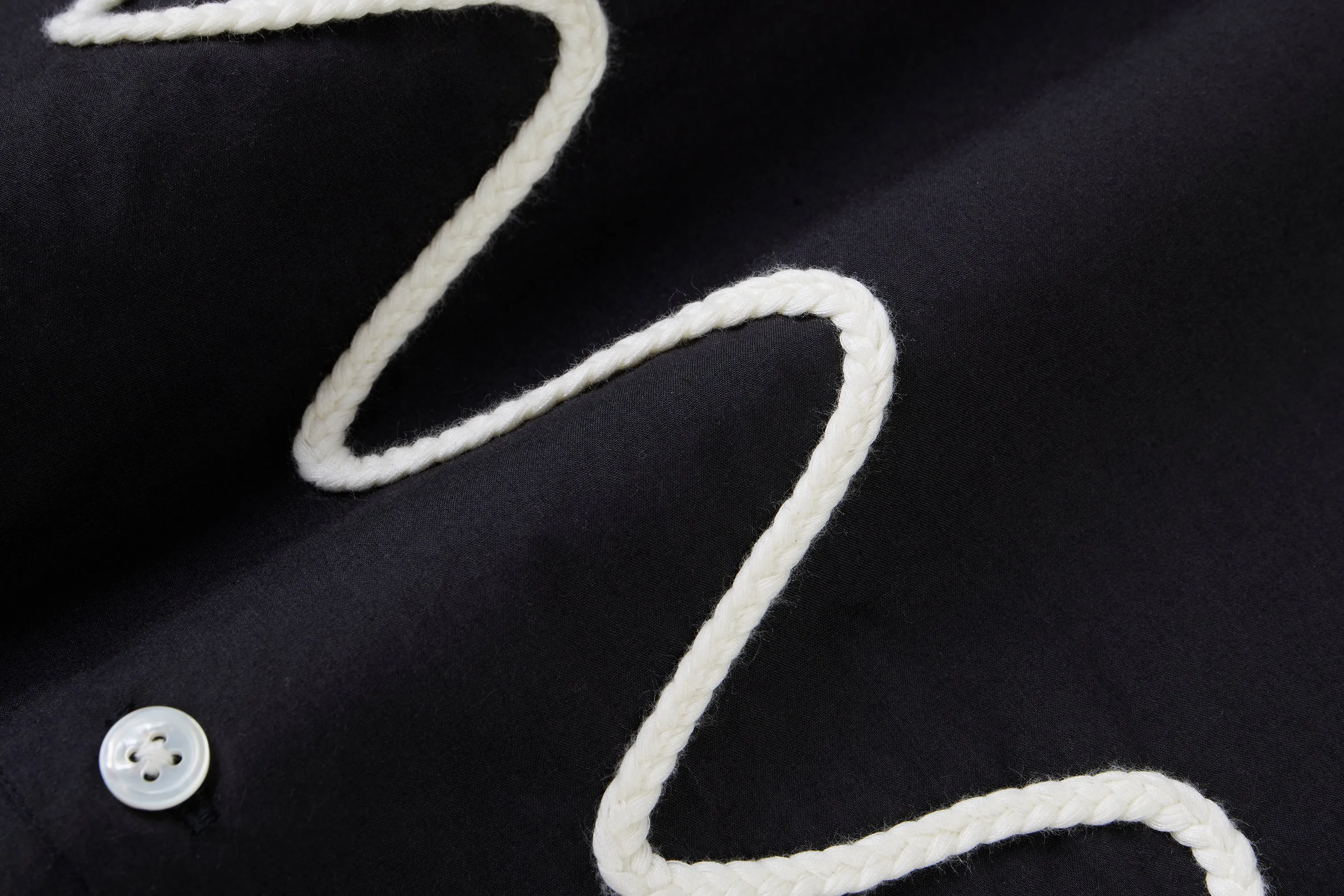 Vacation Shirt ~ Black Squiggle sold by 3sixteen product image thumbnail 4