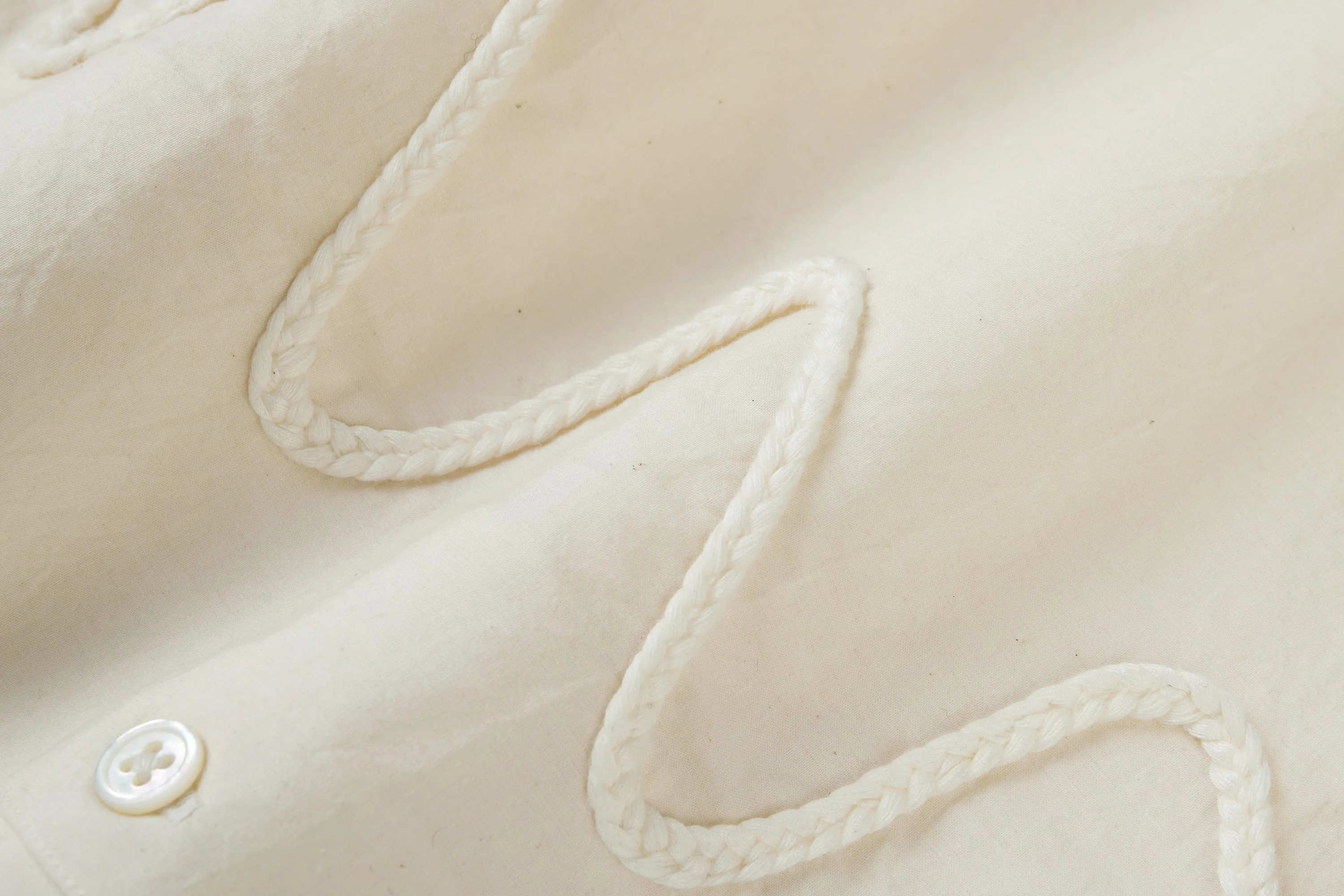 Vacation Shirt ~ Ecru Squiggle sold by 3sixteen product image thumbnail 4