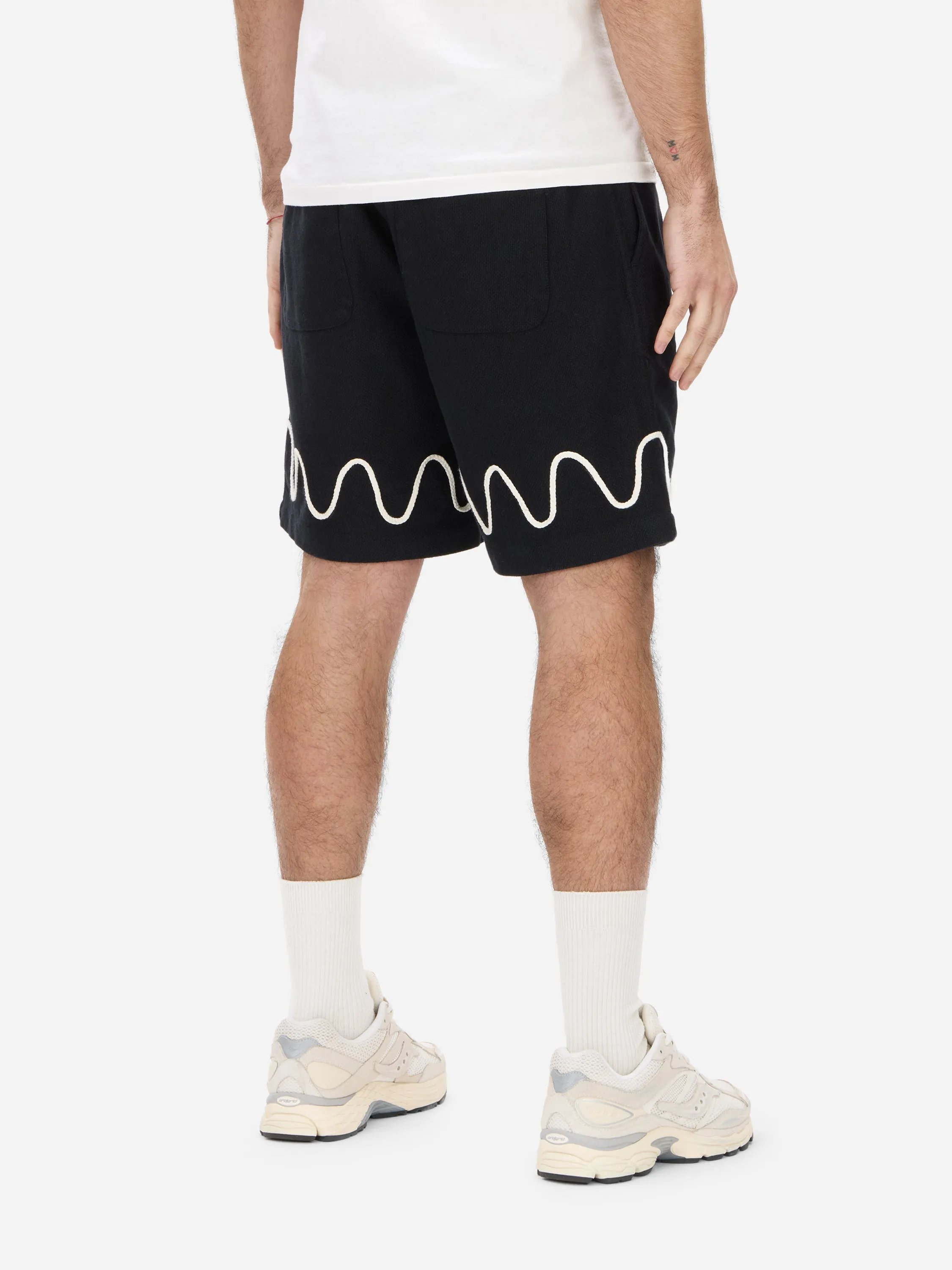 Club Short ~ Black Squiggle sold by 3sixteen product image thumbnail 3