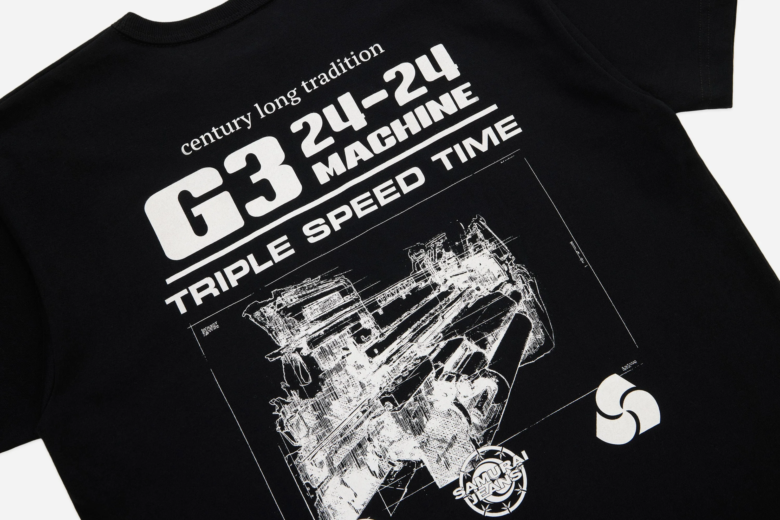 Self Edge x Samurai x 3sixteen "The Redliners" Pocket T-Shirt ~ Black sold by 3sixteen product image thumbnail 4