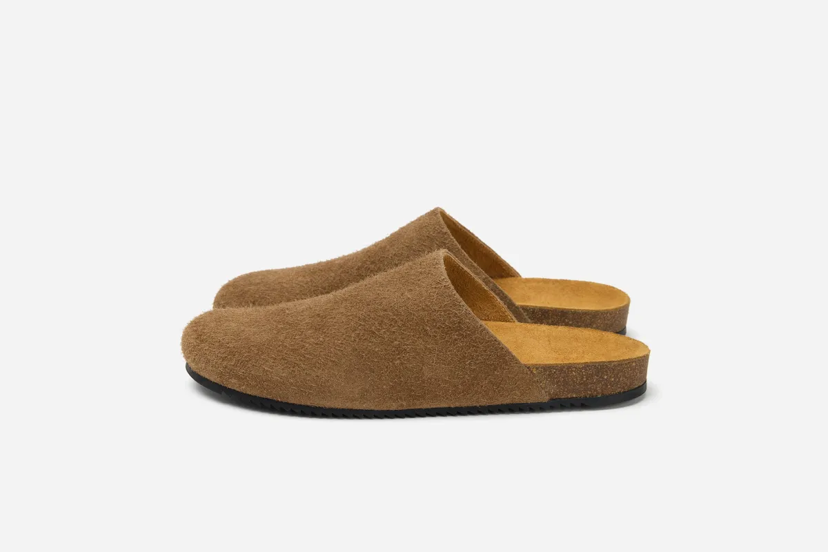 Mule ~ Shaggy Chestnut Suede sold by 3sixteen