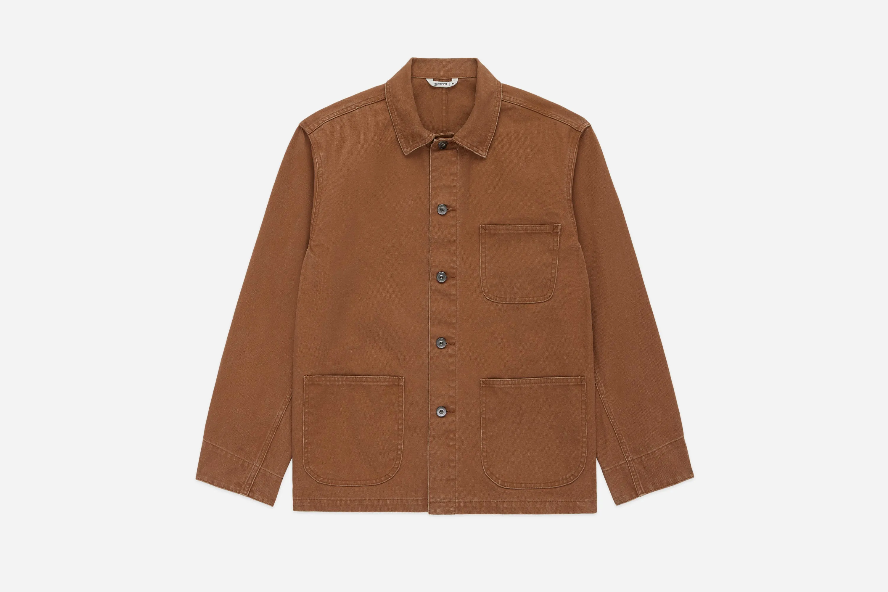 Chore Jacket ~ Rust Stonewash Canvas sold by 3sixteen