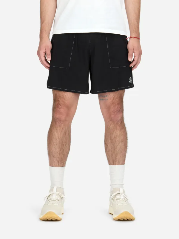 Training Short ~ Black/Reflective made by 3sixteen
