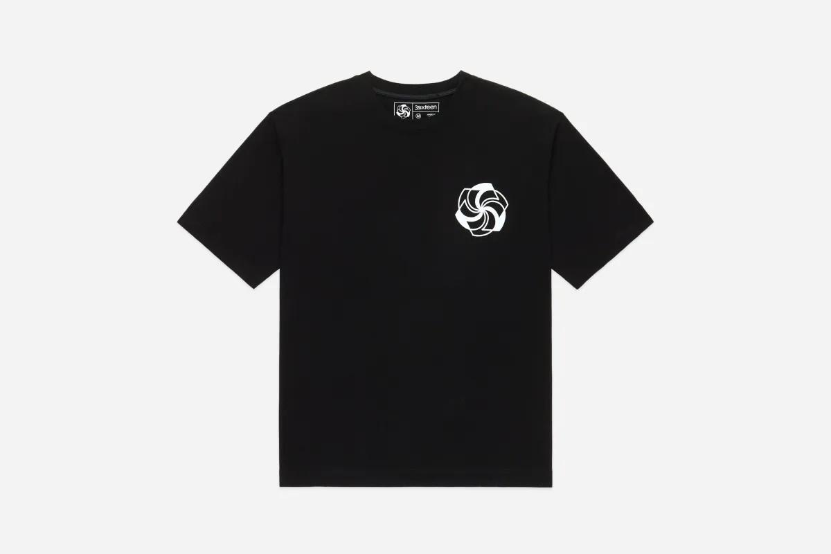 Training Tee ~ Black/Logo sold by 3sixteen