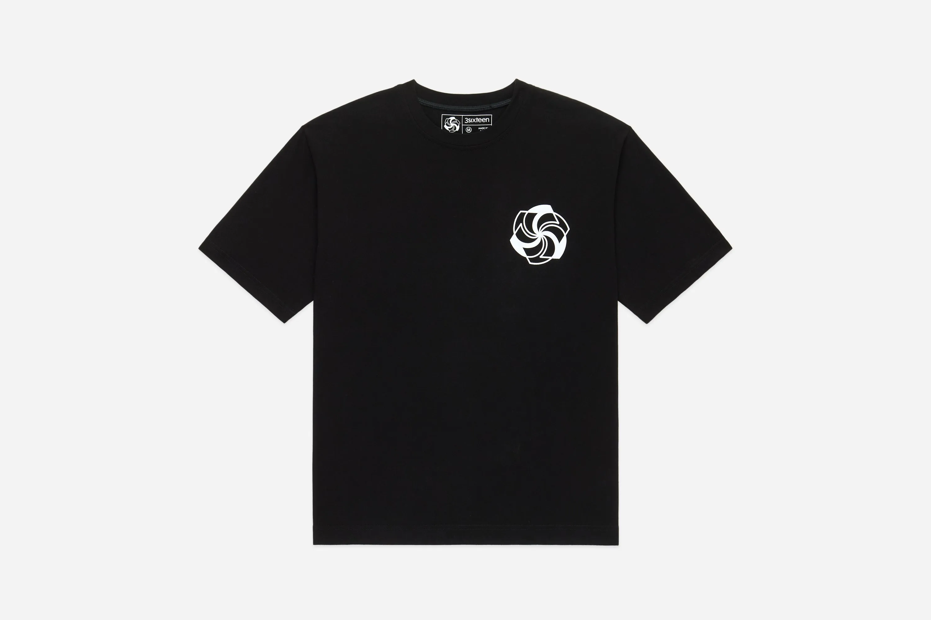Training Tee ~ Black/Logo sold by 3sixteen