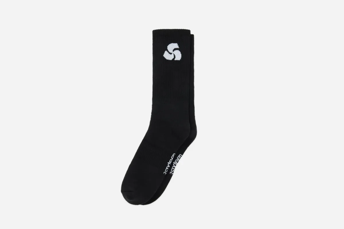 Athletic Sock ~ Black made by 3sixteen