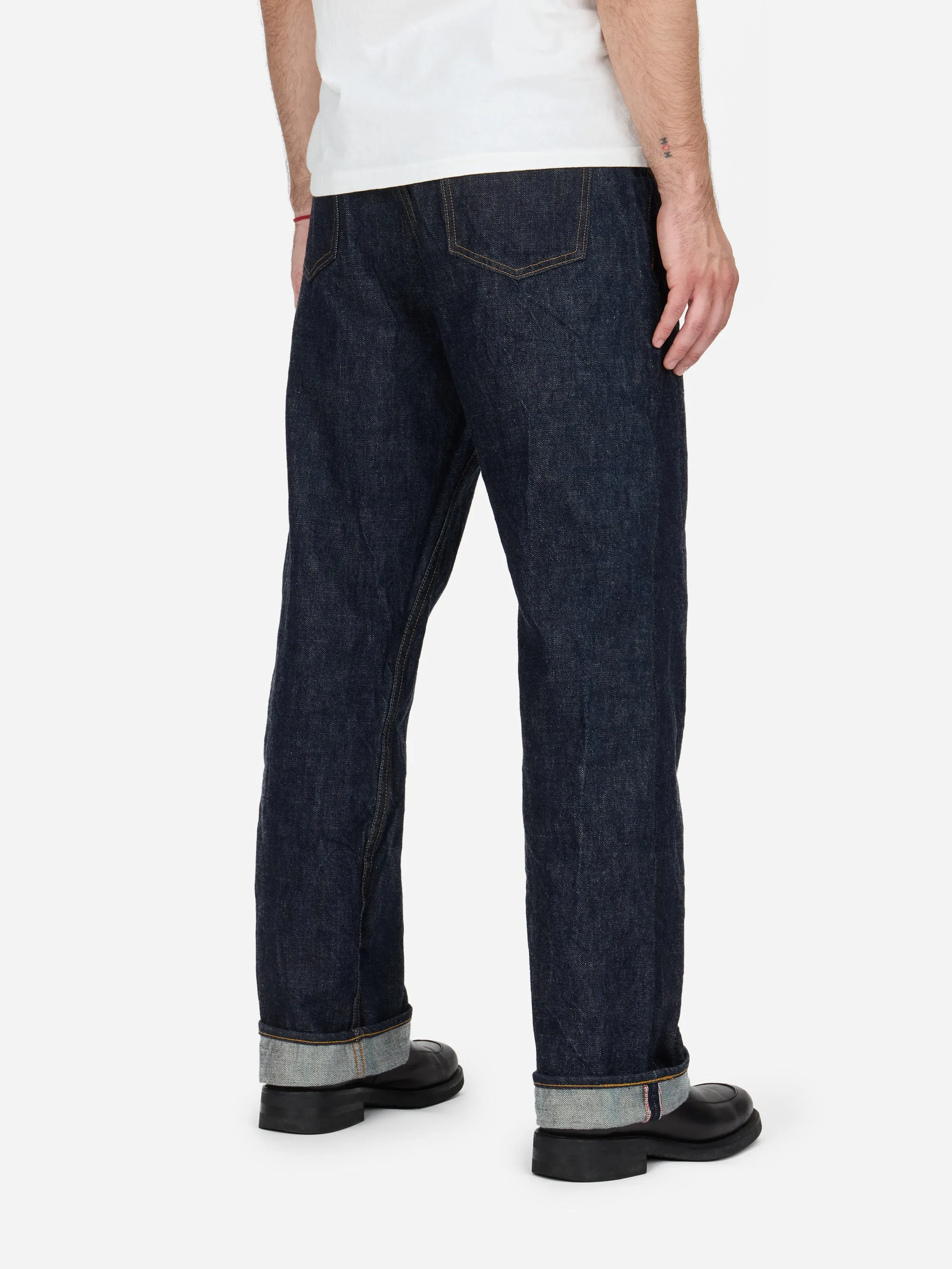 RS-100xk ~ Relaxed Straight - Rinsed Indigo Kibata sold by 3sixteen product image thumbnail 3