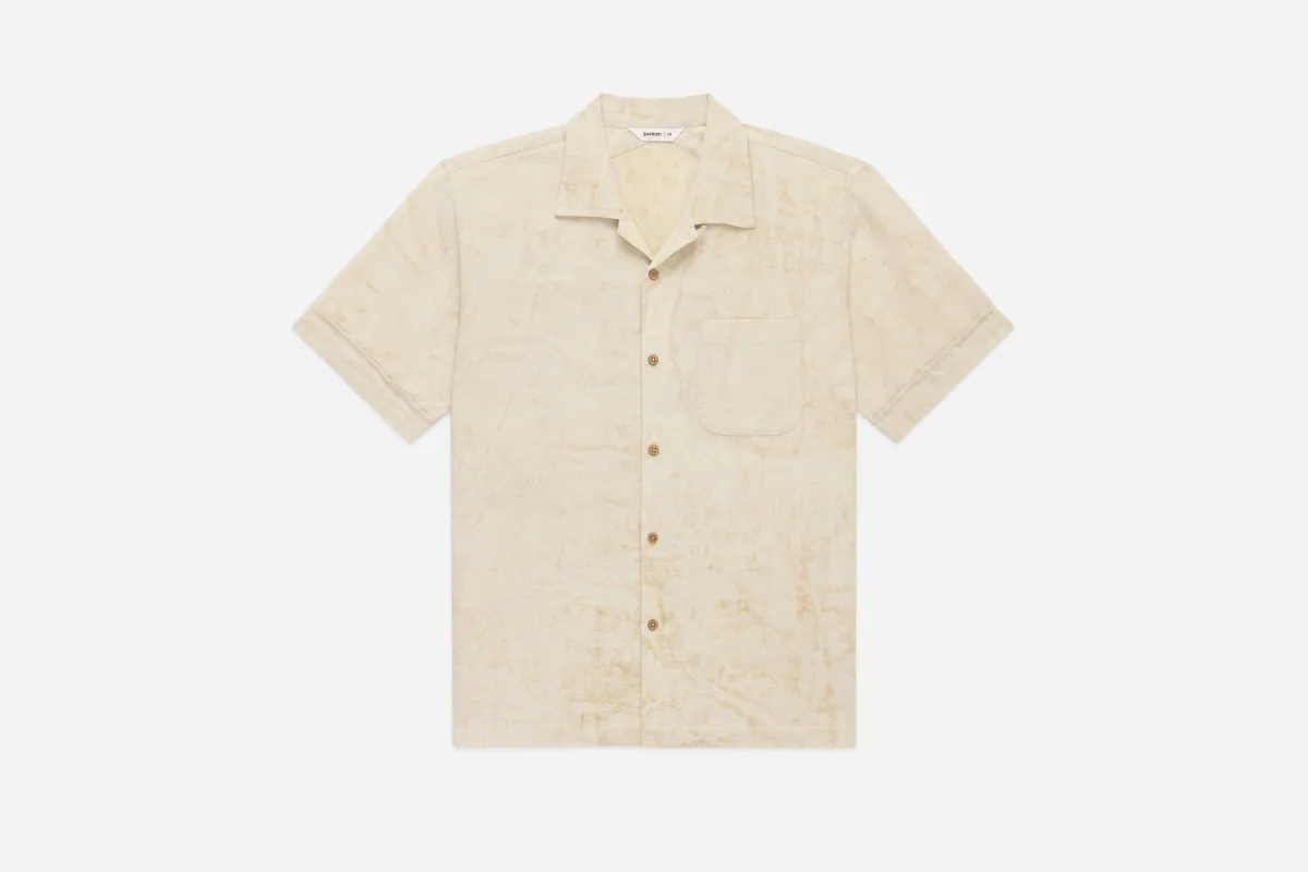 Vacation Shirt ~ Solid Dye Dabu sold by 3sixteen