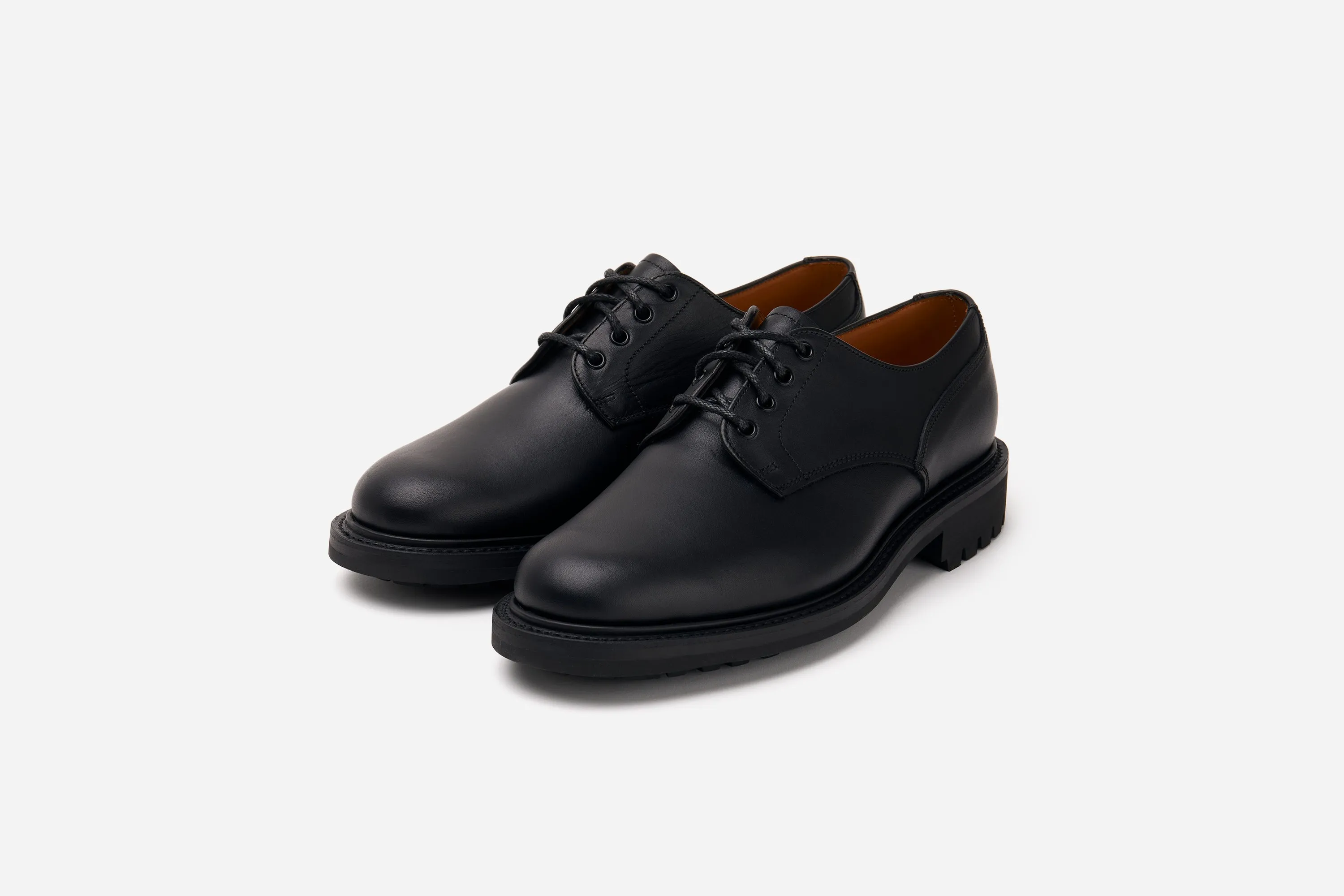Lug Sole Derby ~ Black Waxy Leather sold by 3sixteen product image thumbnail 2