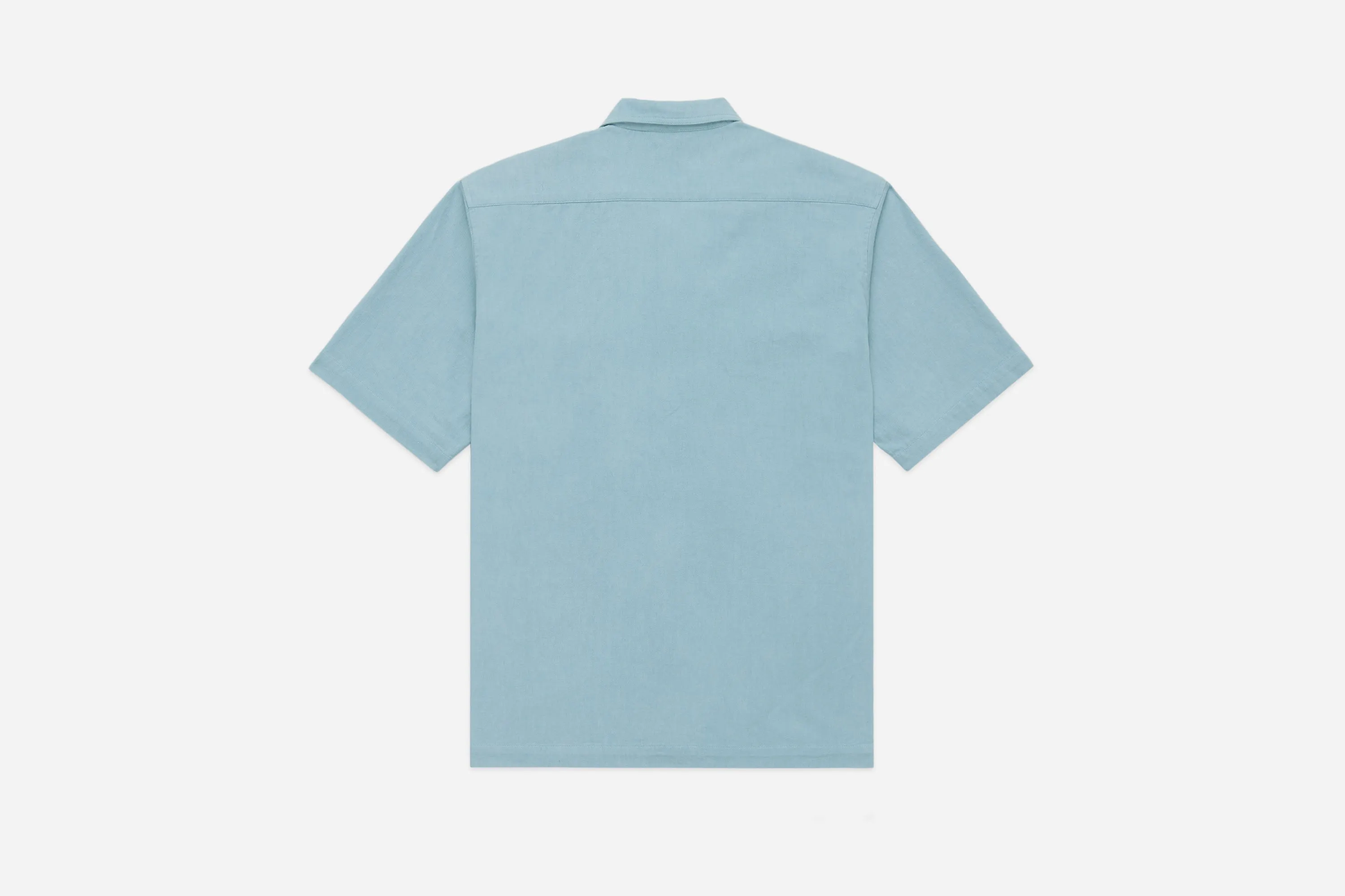 Short Sleeve Workshirt ~ Powder Blue Cotton Twill sold by 3sixteen product image thumbnail 2