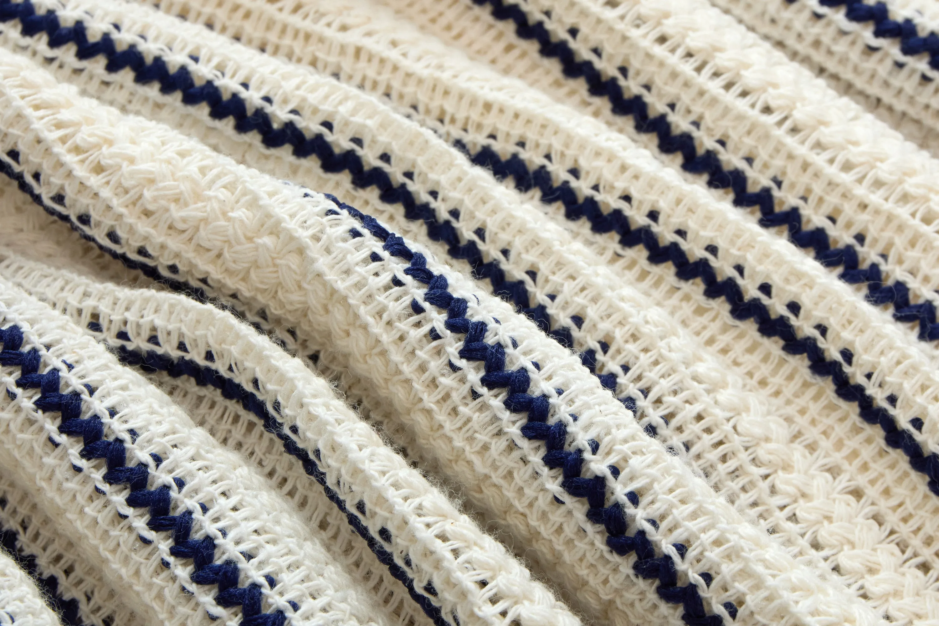 Short Sleeve Workshirt ~ Striped Mesh Knit sold by 3sixteen product image thumbnail 4