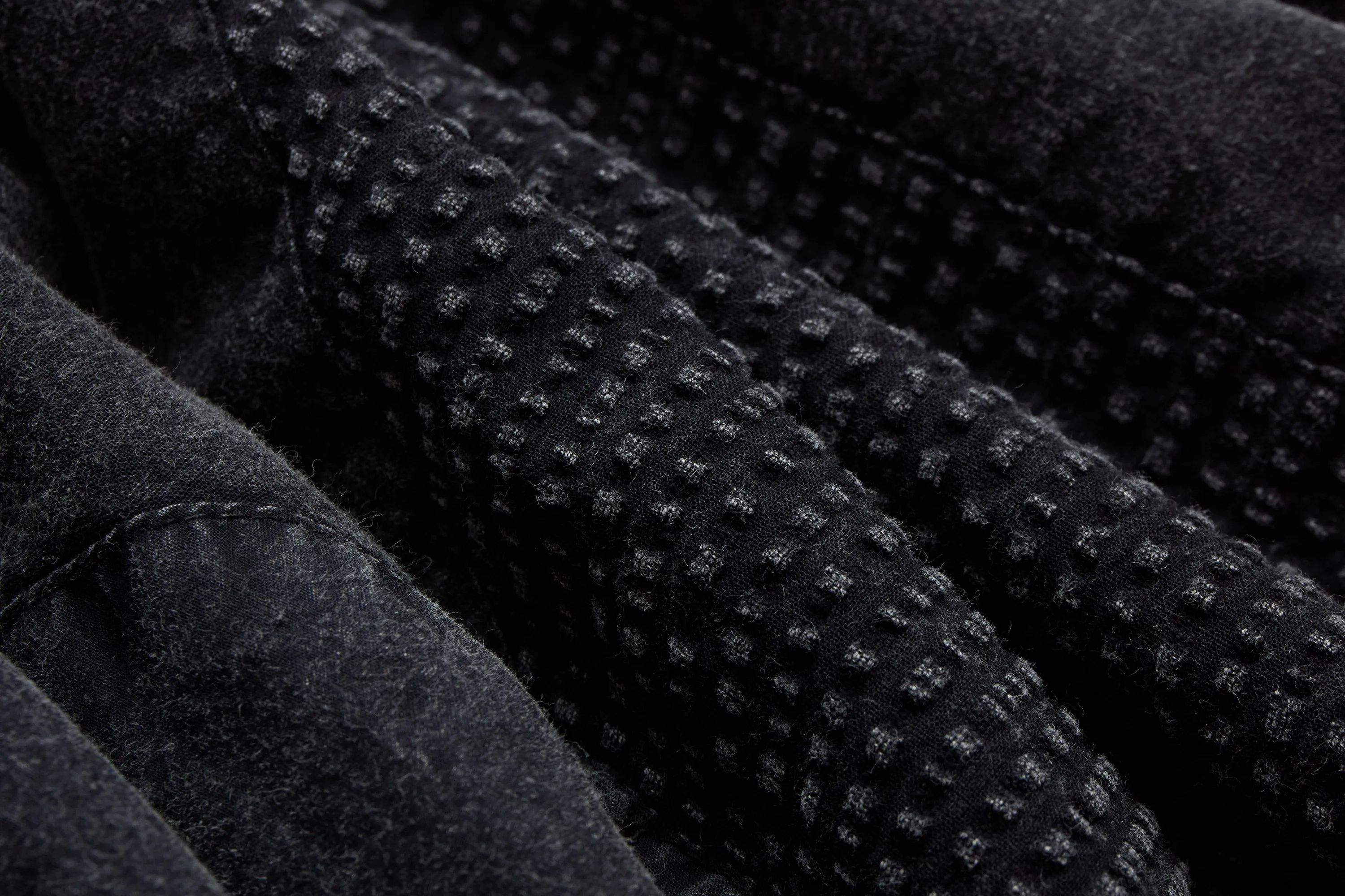 Vacation Shirt ~ Black Overdyed Patchwork sold by 3sixteen product image thumbnail 4
