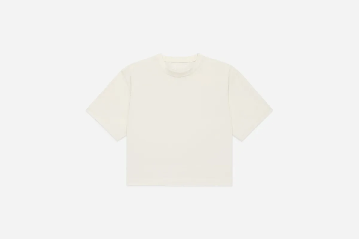 Cropped Training Tee ~ White sold by 3sixteen