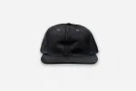 Waxed Canvas Baseball Cap ~ Black sold by 3sixteen