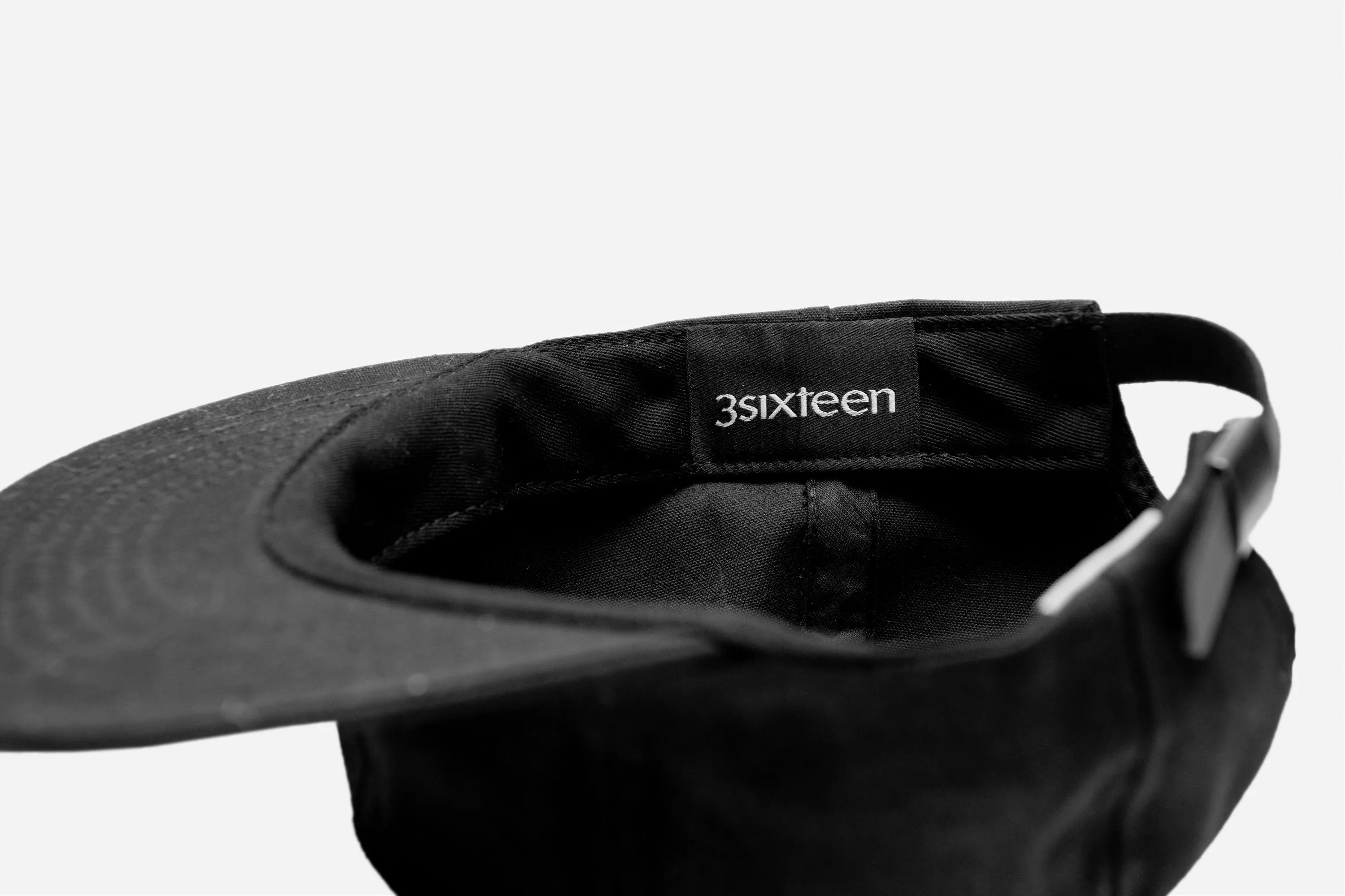 Waxed Canvas Baseball Cap ~ Black sold by 3sixteen product image thumbnail 4
