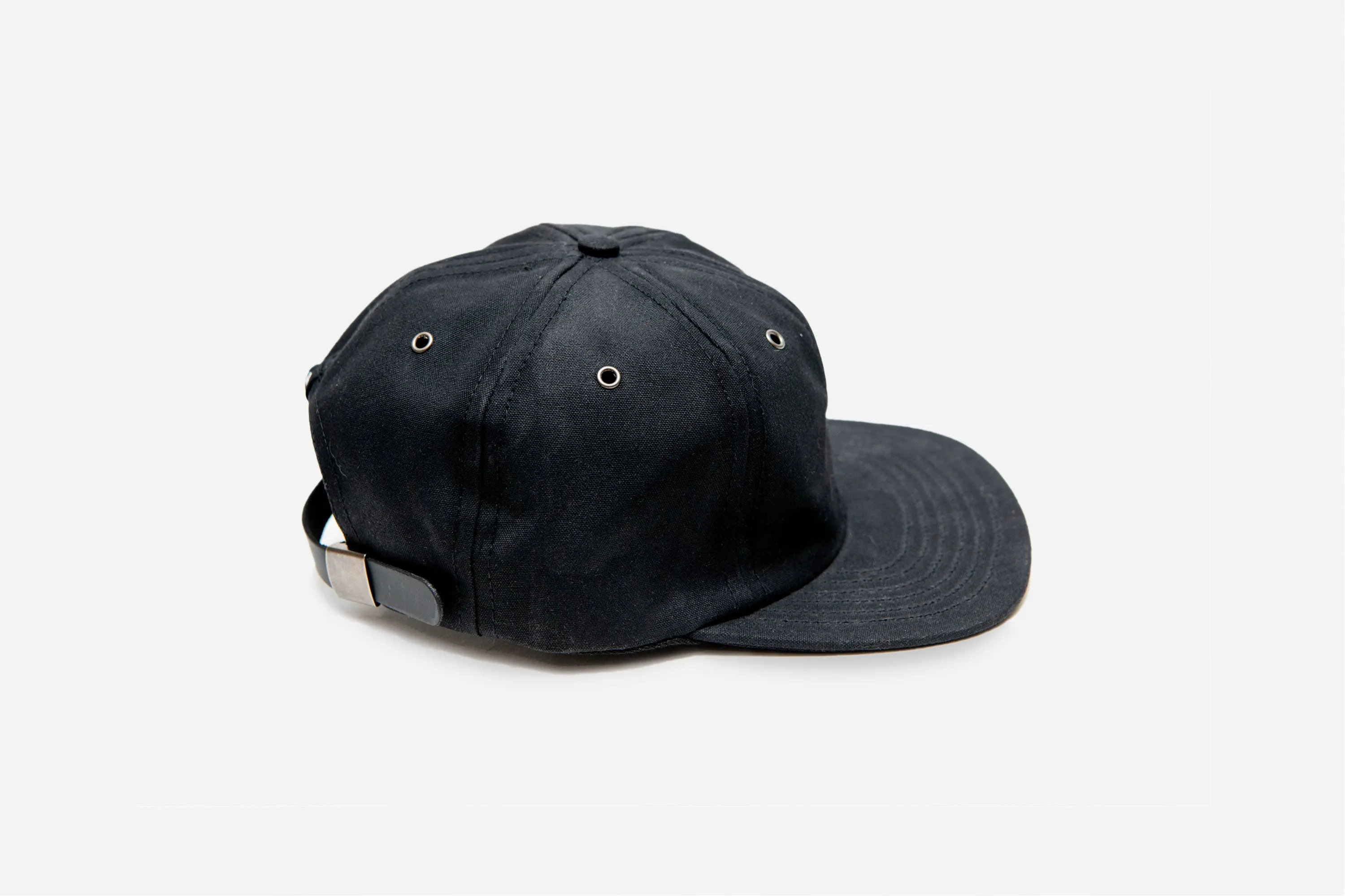 Waxed Canvas Baseball Cap ~ Black sold by 3sixteen product image thumbnail 2