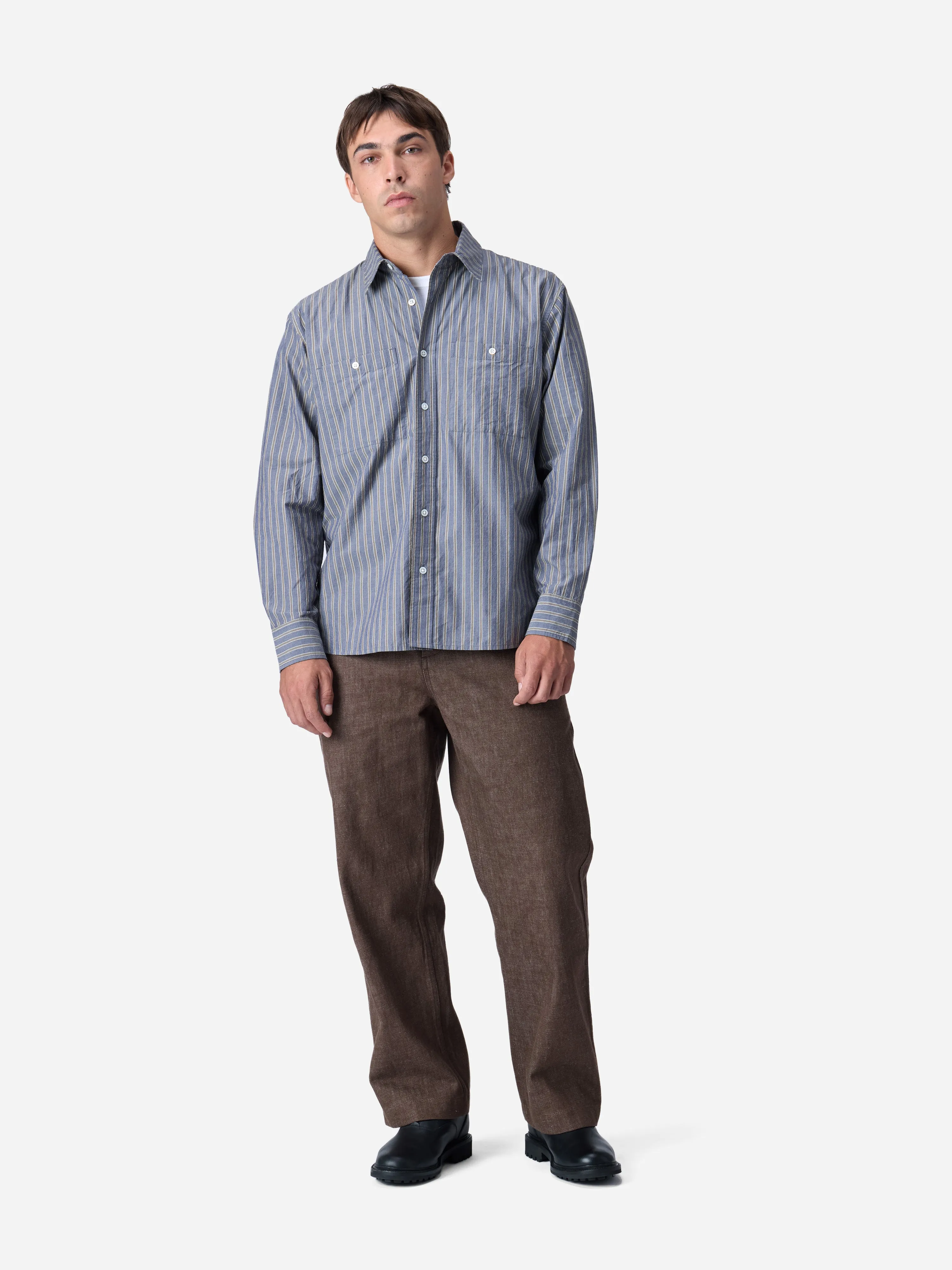 Harvest Pant ~ Brown Denim sold by 3sixteen product image thumbnail 2