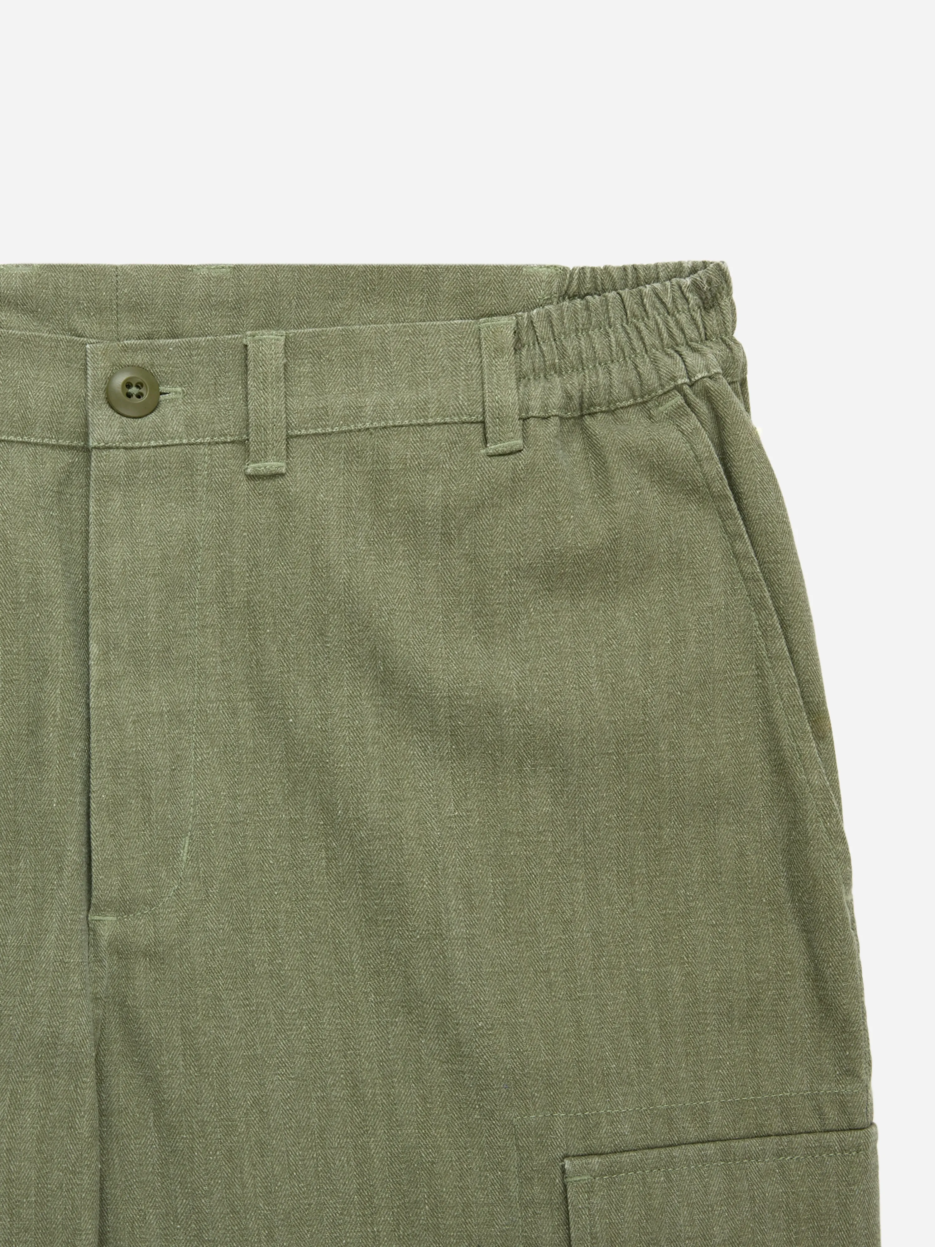 Cargo Pant ~ Olive HBT sold by 3sixteen product image thumbnail 5